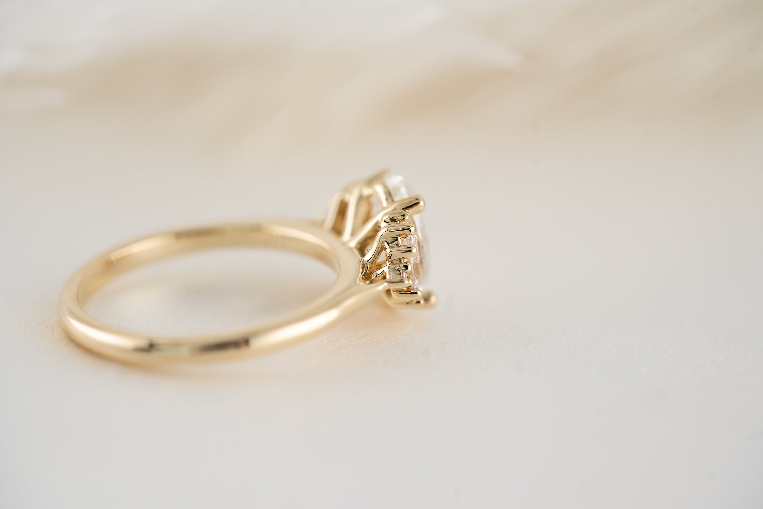 The Maren Ring | Oval Diamond - Lavender Creek Gems