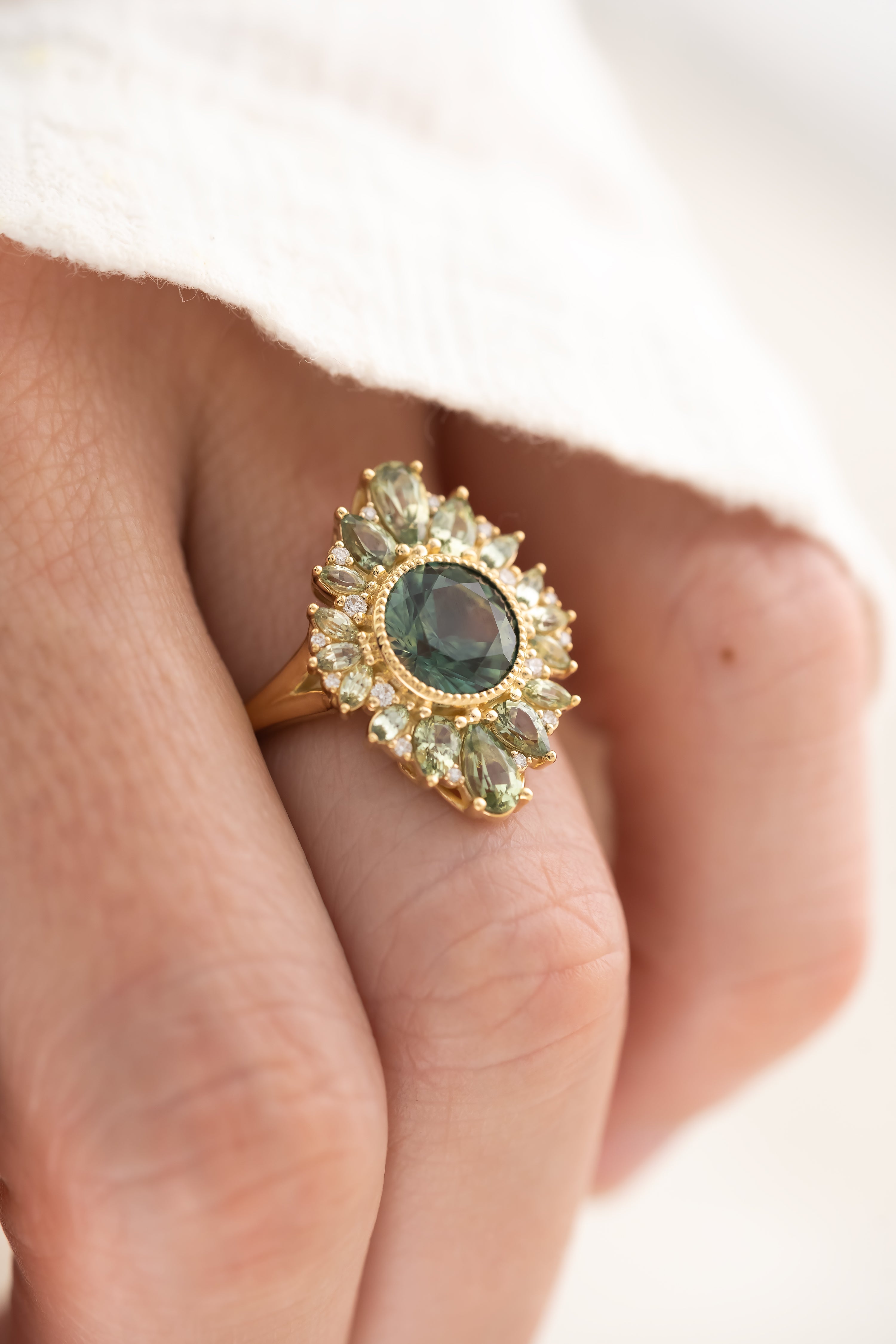 The Aurelia Ring | Montana Sapphire - Lavender Creek Gems