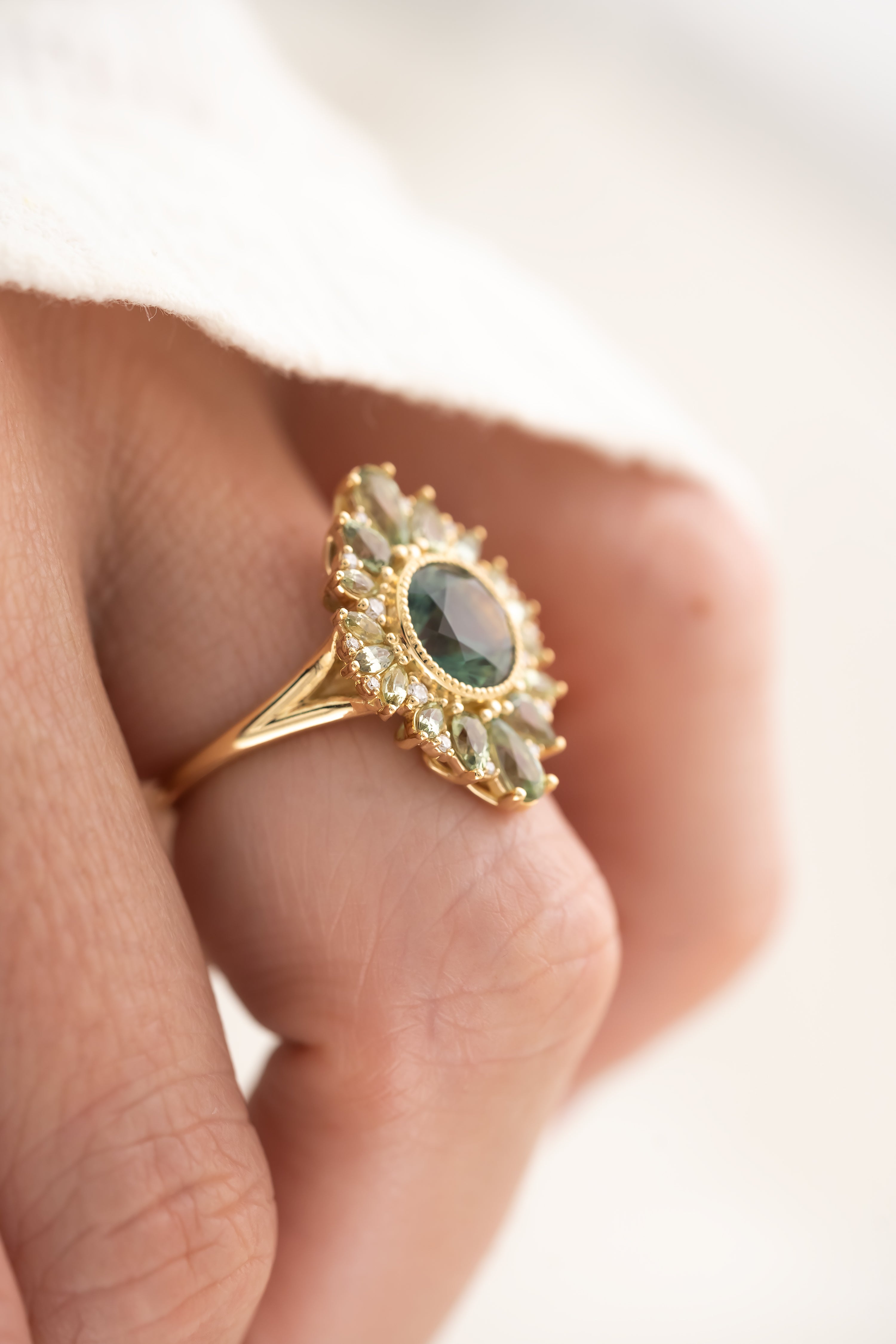 The Aurelia Ring | Montana Sapphire - Lavender Creek Gems