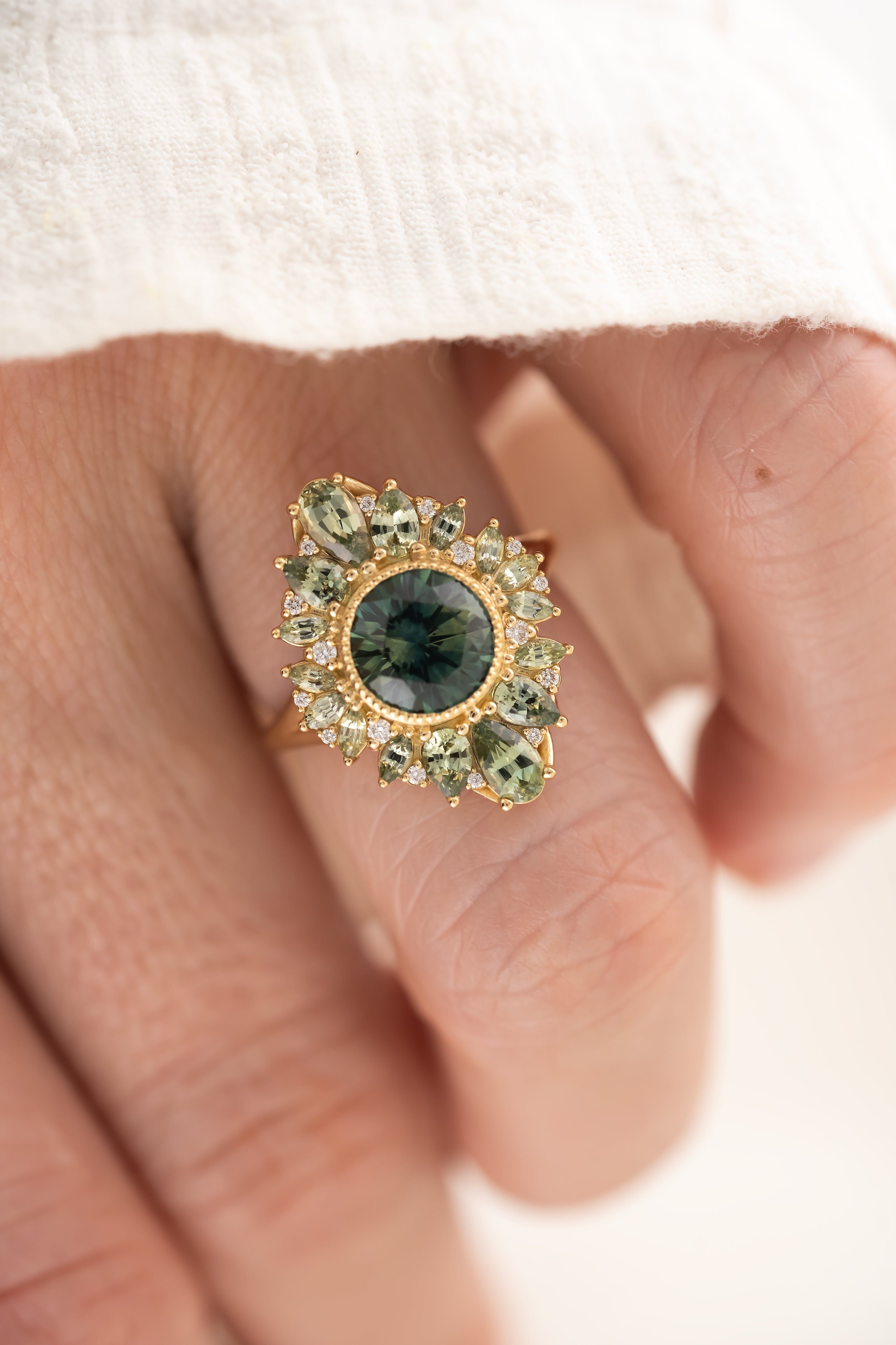 The Aurelia Ring | Montana Sapphire - Lavender Creek Gems
