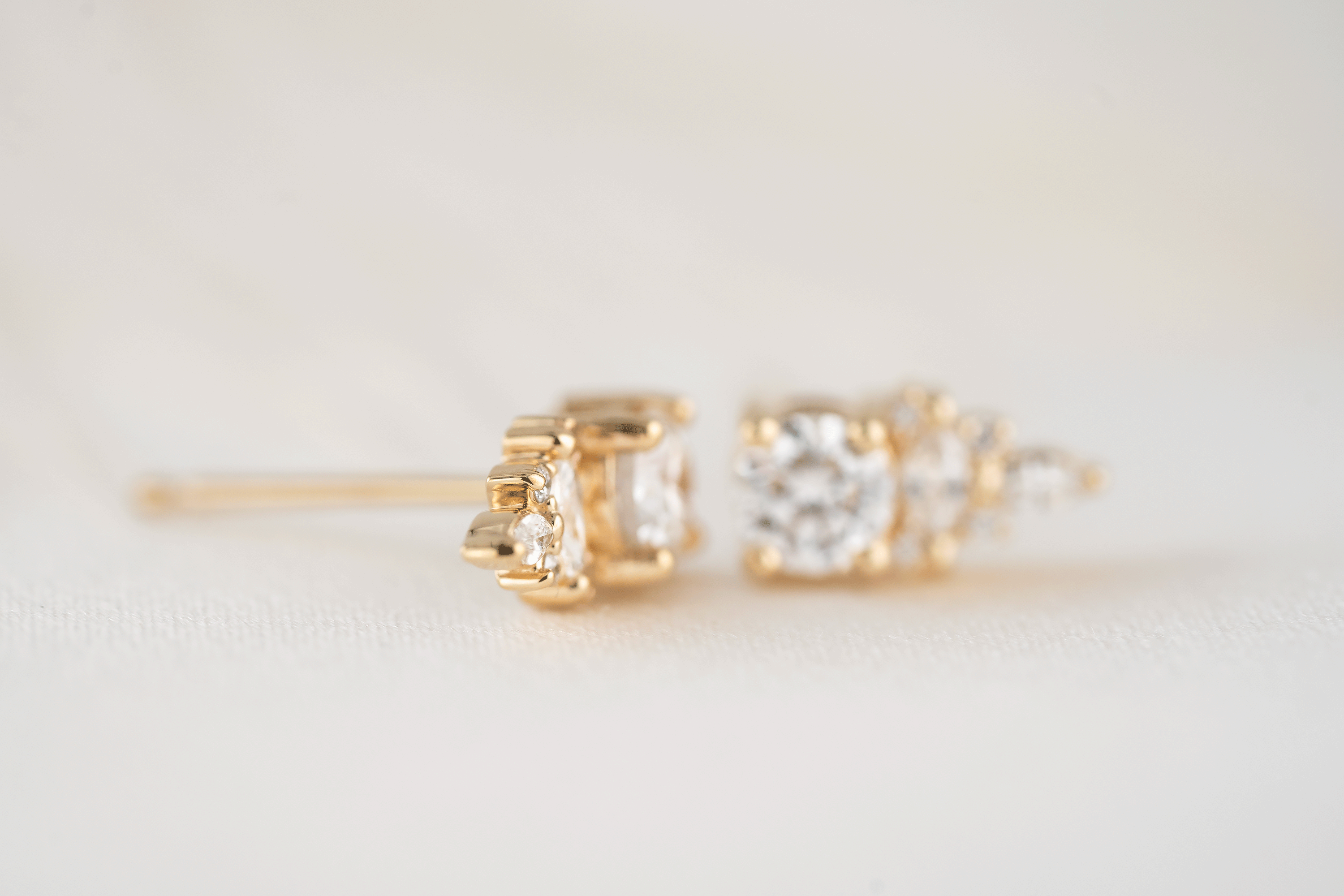 The Maeve Stud Earrings | Diamond - Lavender Creek Gems