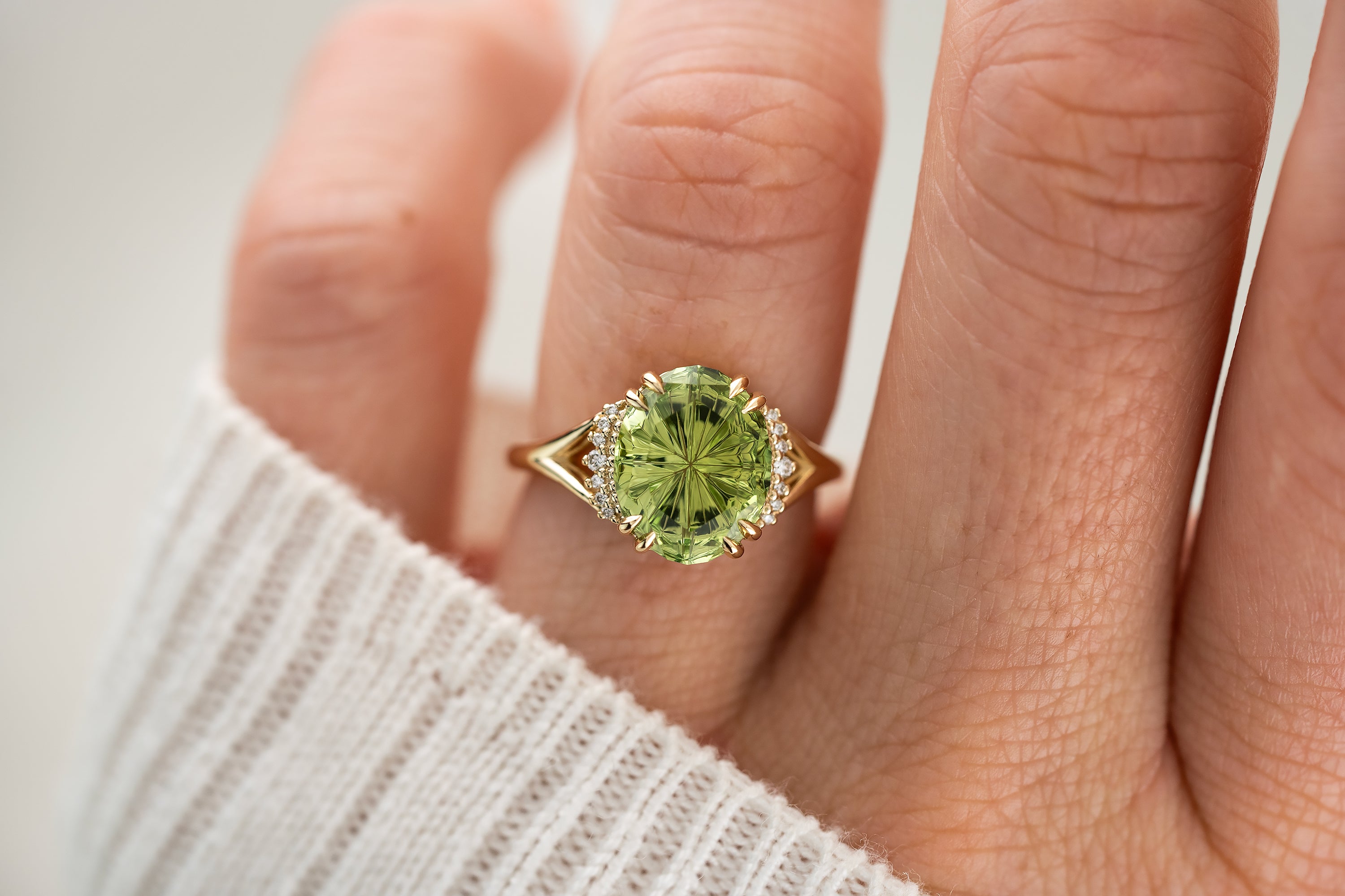 The Serendipity Ring | 4.39 CT Oval Starbrite™ Tourmaline - Lavender Creek Gems