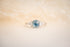 The Maeve 1.61 CT Oval Opalescent Blue Sapphire Ring - Lavender Creek Gems