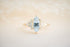 The Maeve 1.76 CT Marquise Aquamarine Ring - Lavender Creek Gems