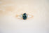 The Maeve 1.03 CT Oval Teal Sapphire Ring - Lavender Creek Gems