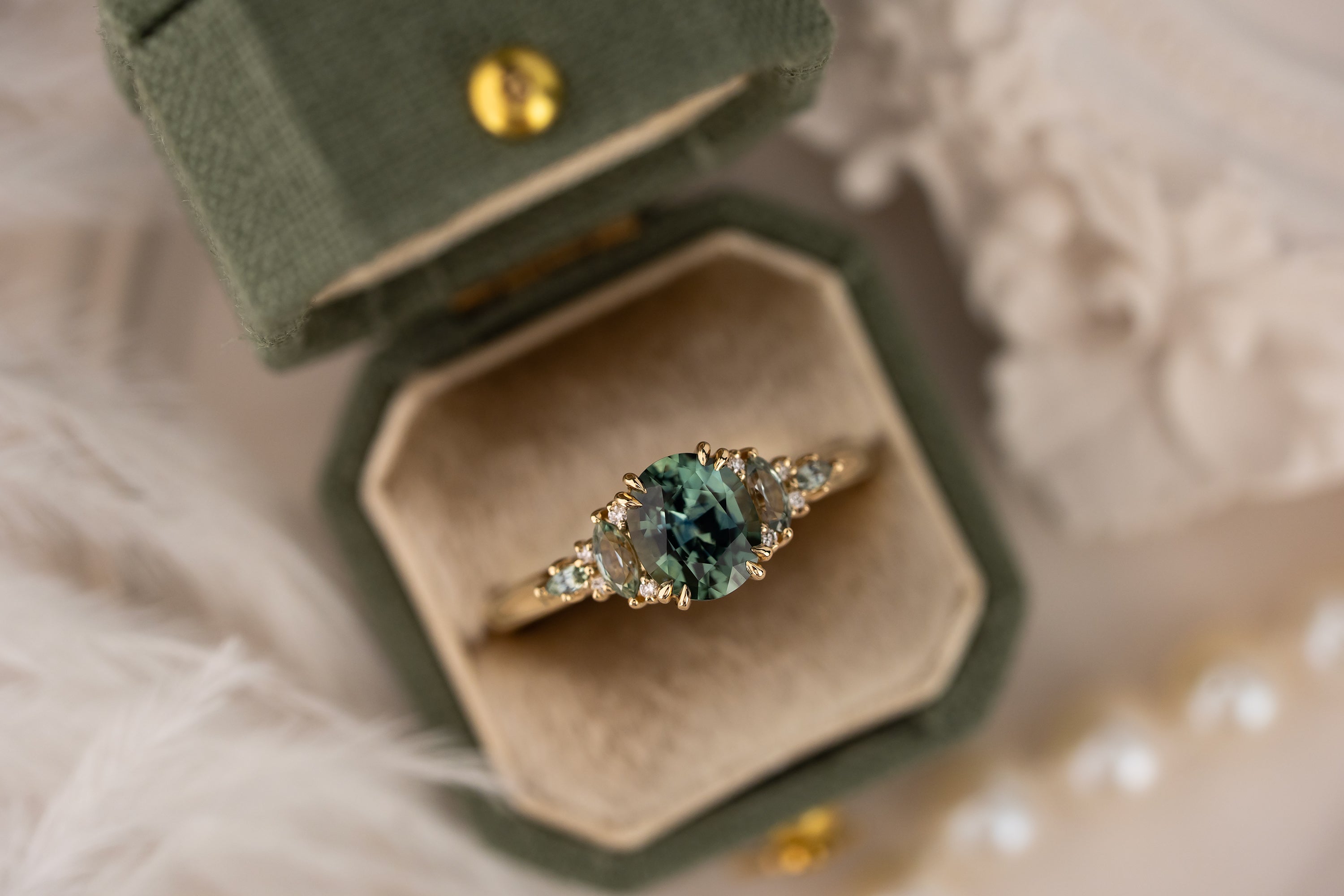 The Maeve Ring | 1.23 CT Oval Montana Sapphire - Lavender Creek Gems