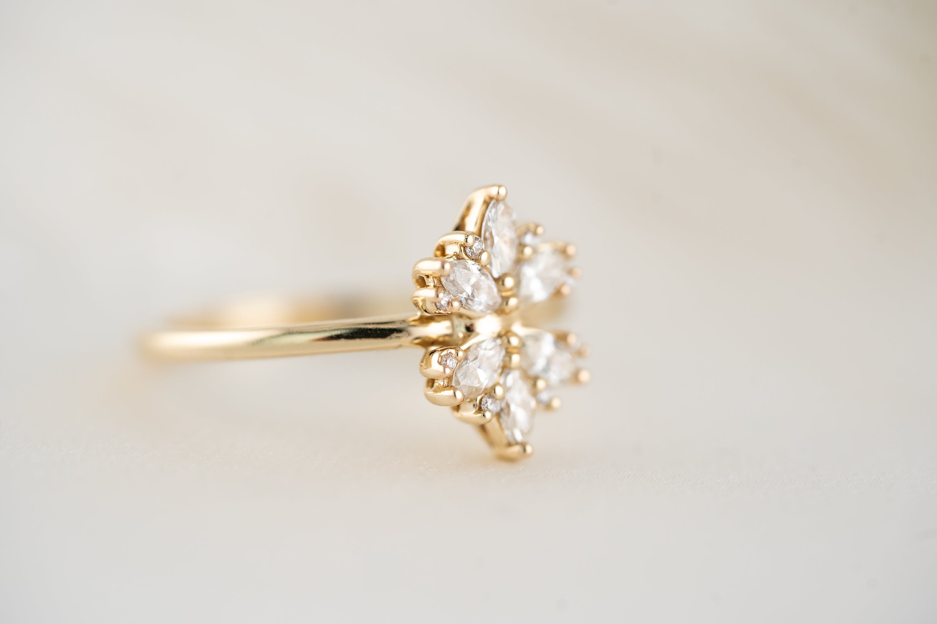 The Amaryllis Ring | Diamond - Lavender Creek Gems