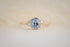 The Tiny Bubbles Ring - 0.85 CT Oval Periwinkle Sapphire - Lavender Creek Gems