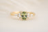 The Maeve Ring  - 0.62 CT Oval Mint Green Sapphire - Lavender Creek Gems