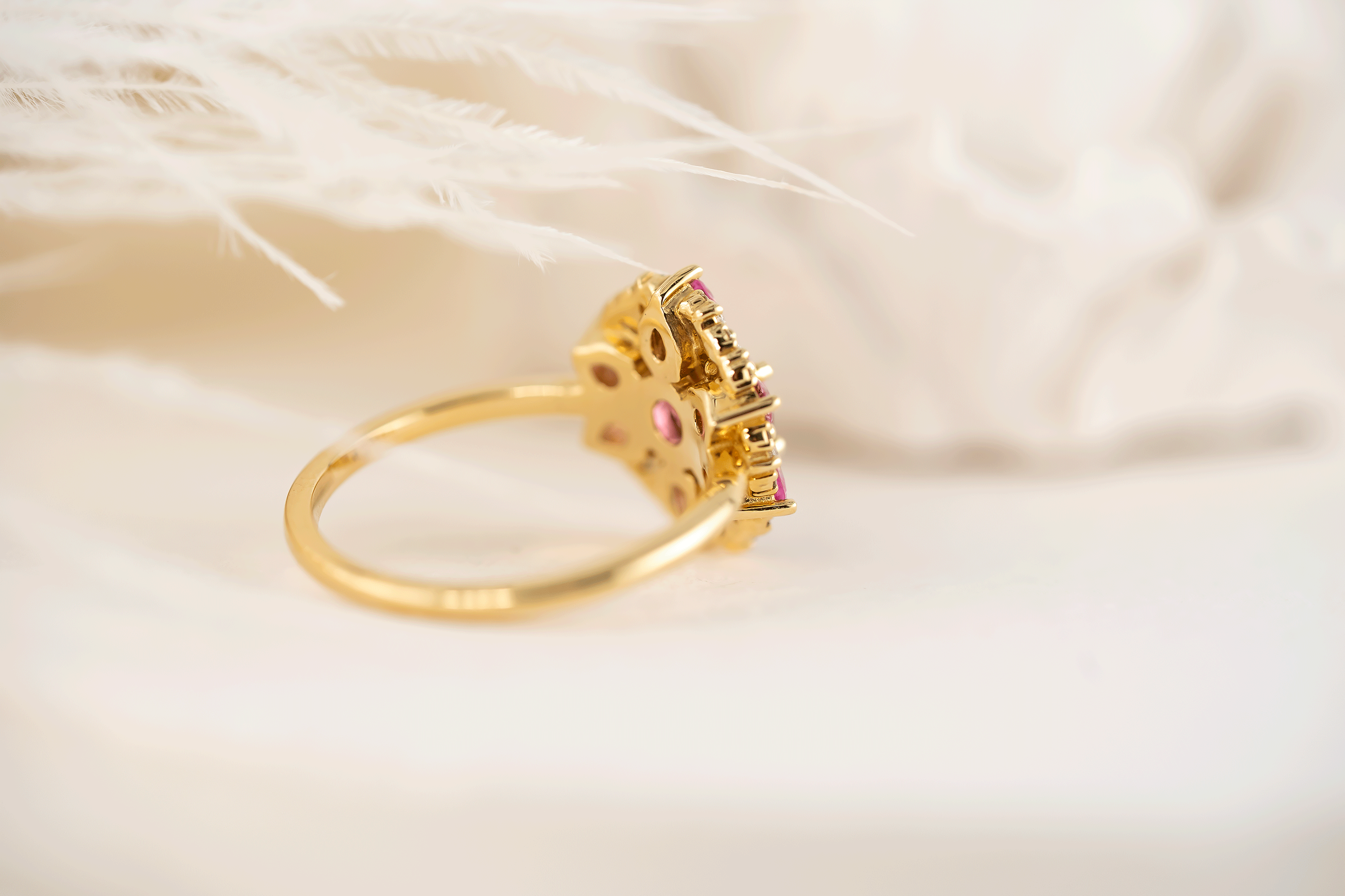 The Marigold Ring | Pink Sapphire