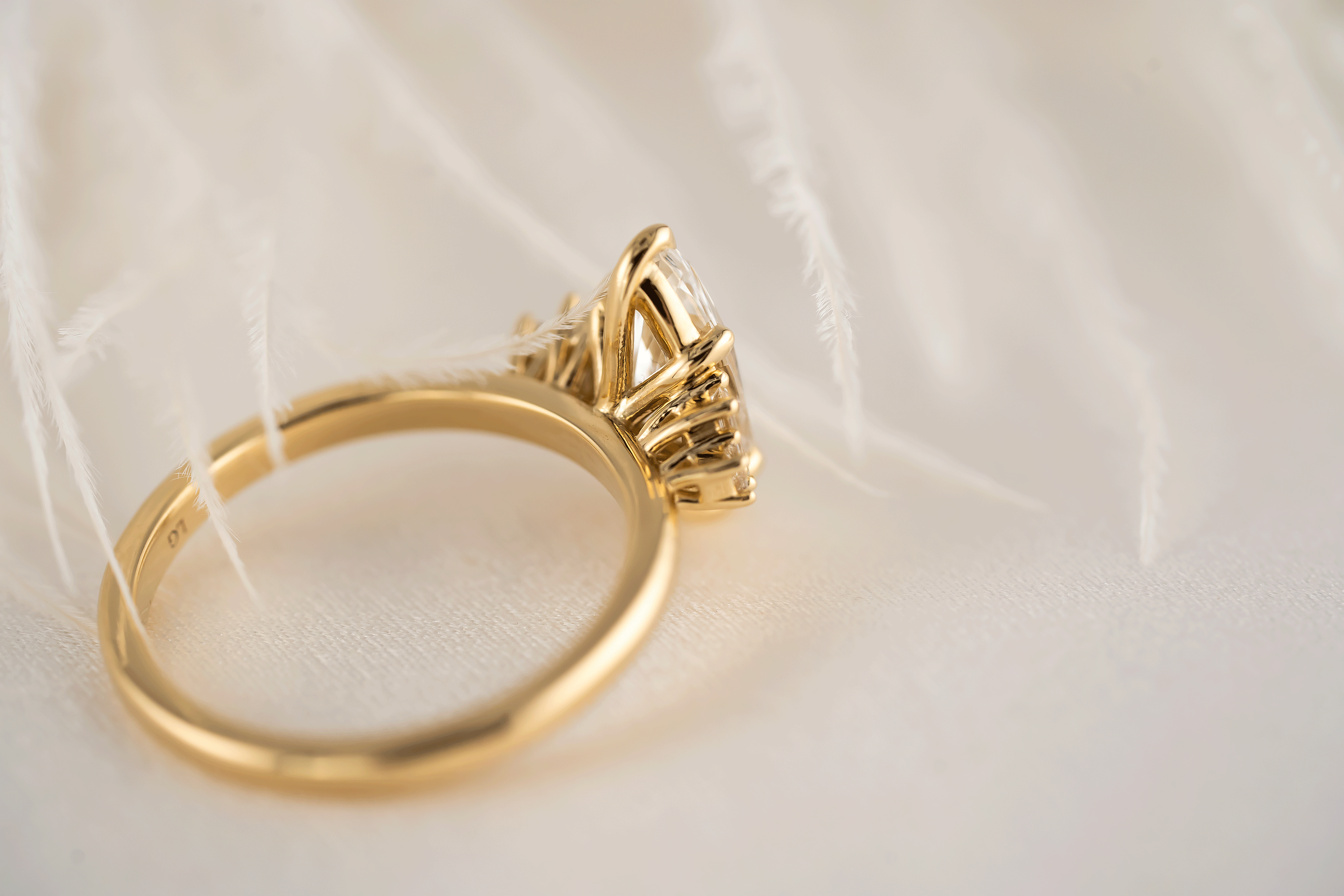 The Mira Ring | 1.5 CT Marquise Diamond - Lavender Creek Gems