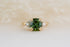 The Paloma 3.1 CT Cushion Green Tourmaline Ring - Lavender Creek Gems
