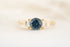 The Maeve Ring - 1.29 CT Round Navy Blue Montana Sapphire - Lavender Creek Gems