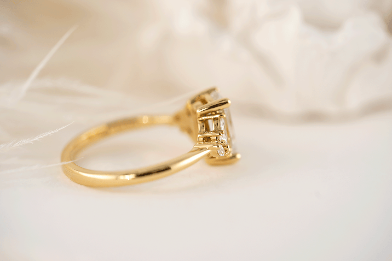 The Laurel Ring | 1.6 CT Crisscut Cushion Diamond - Lavender Creek Gems