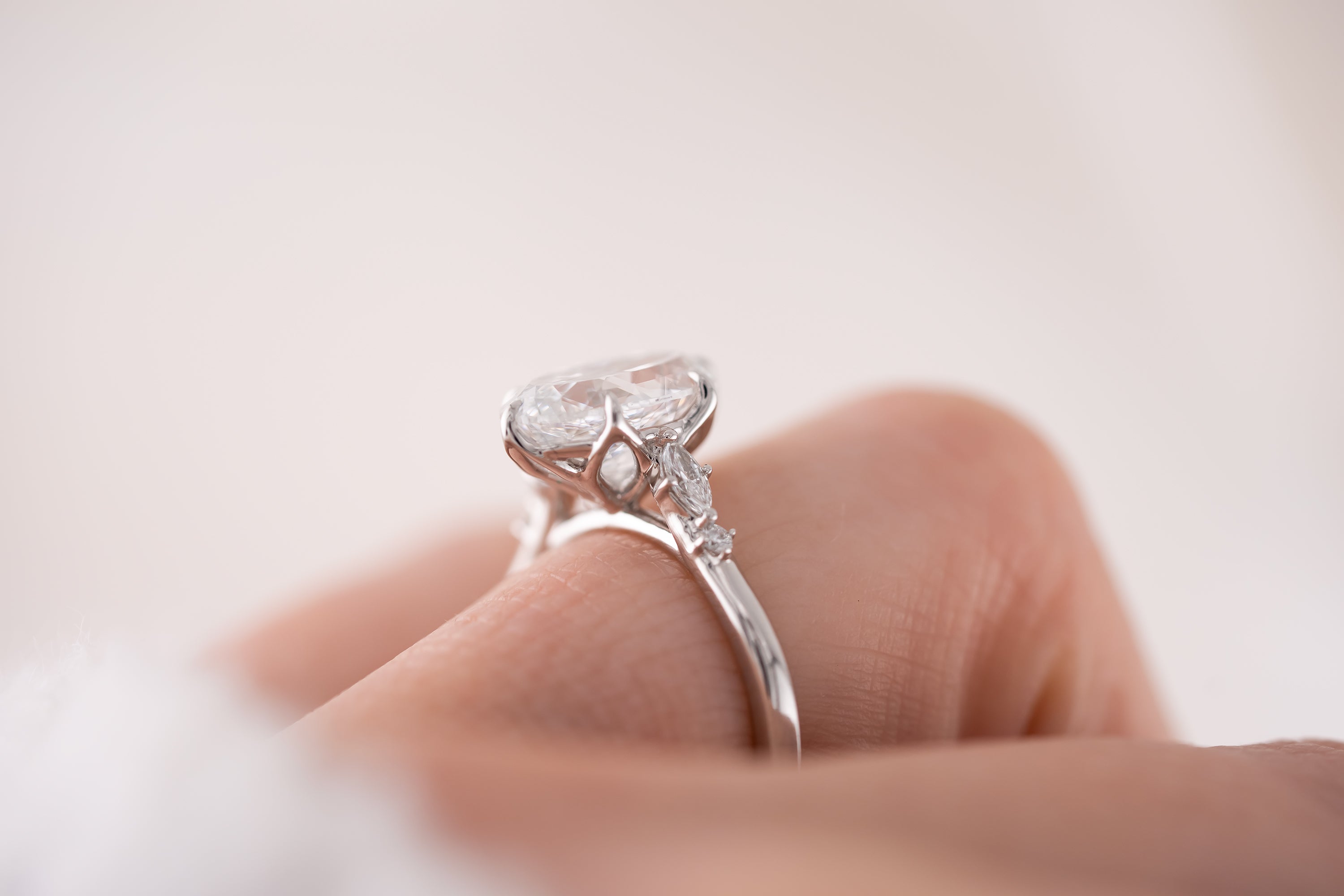 The Skye Ring | 3.22 CT Oval Rose Cut Diamond - Lavender Creek Gems
