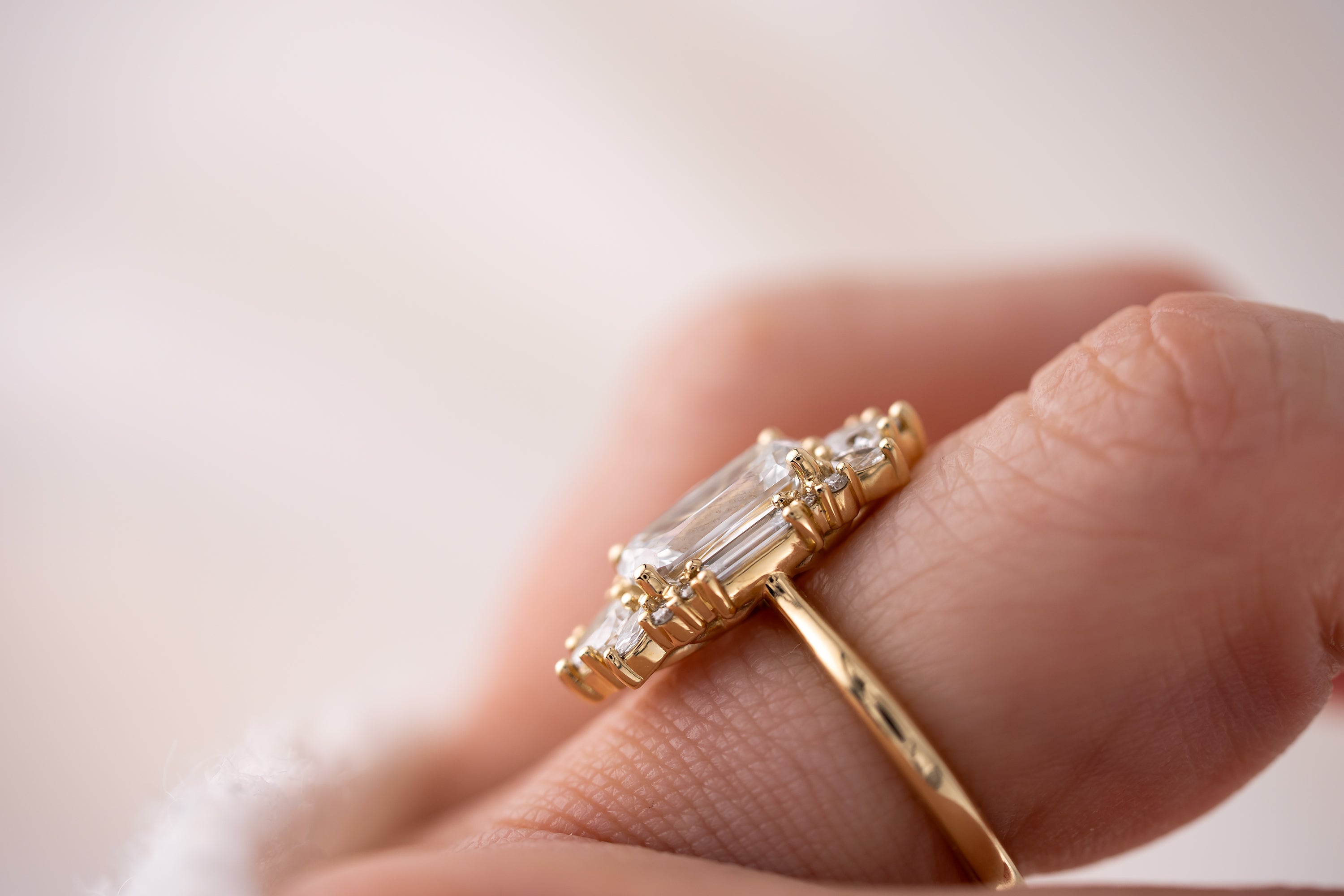 The Georgia Ring | 2 CT Crisscut Cushion Diamond - Lavender Creek Gems