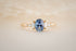 The Ivy 0.82 CT Oval Denim Blue Sapphire Ring - Lavender Creek Gems