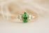 The Maeve Ring  - 0.98 CT Pear Tsavorite - Lavender Creek Gems