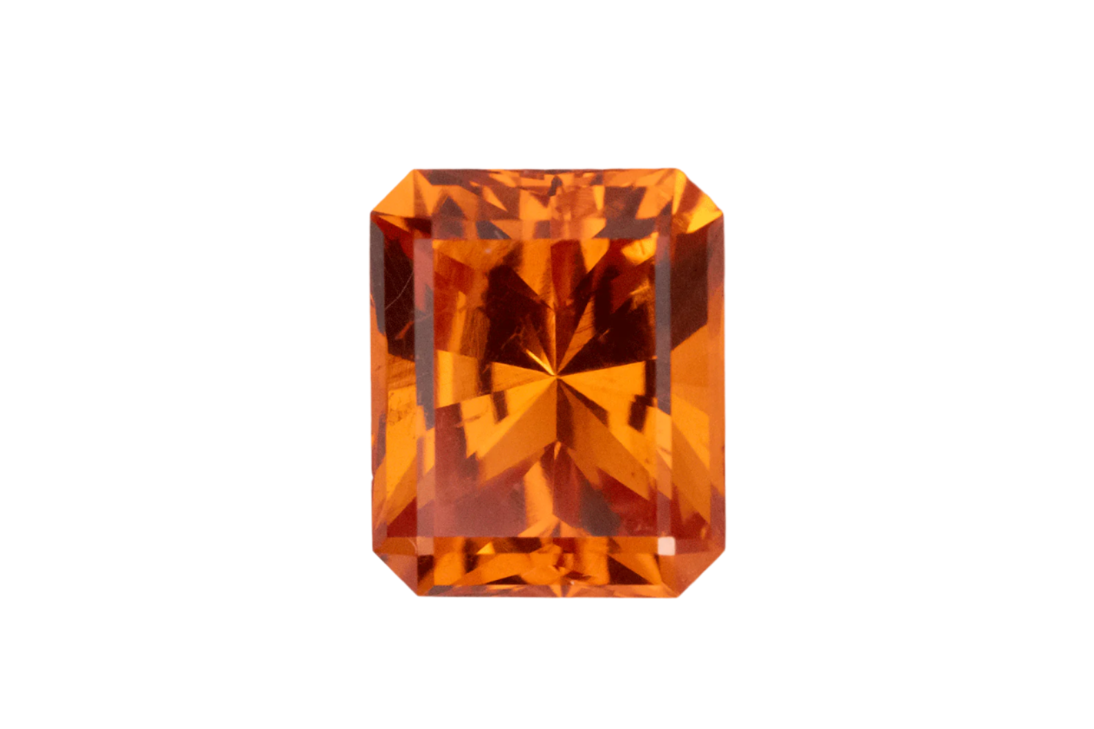 1.72 CT Radiant Cut Spessartine Garnet - Lavender Creek Gems