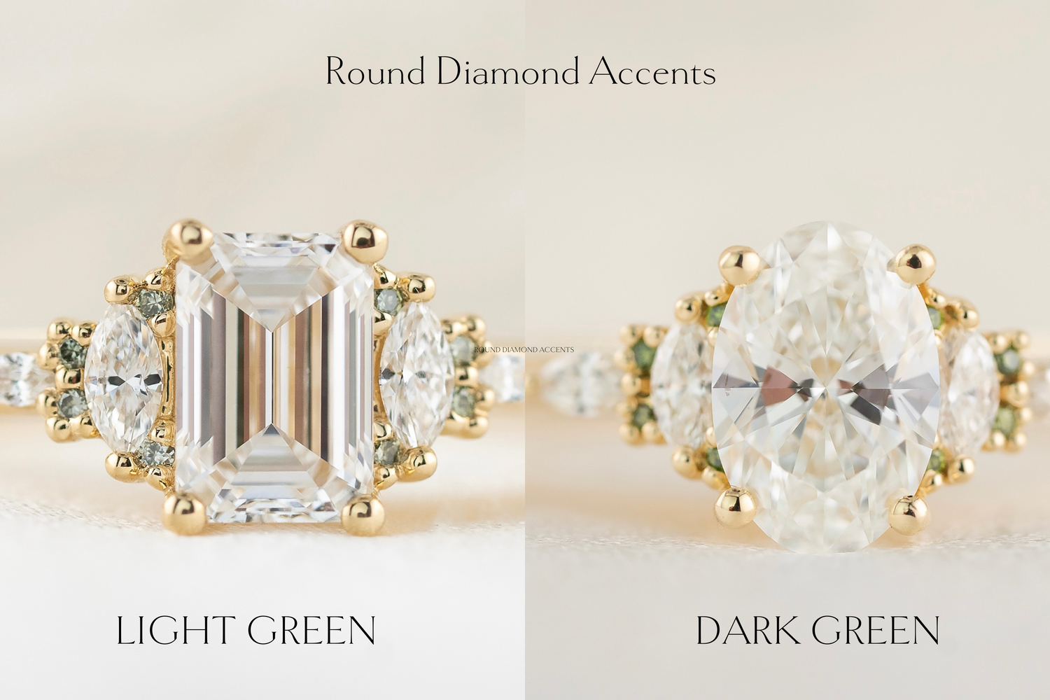 The Maeve Ring | 1 CT Oval Diamond - Colored Accents | Ready to Ship - Lavender Creek Gems