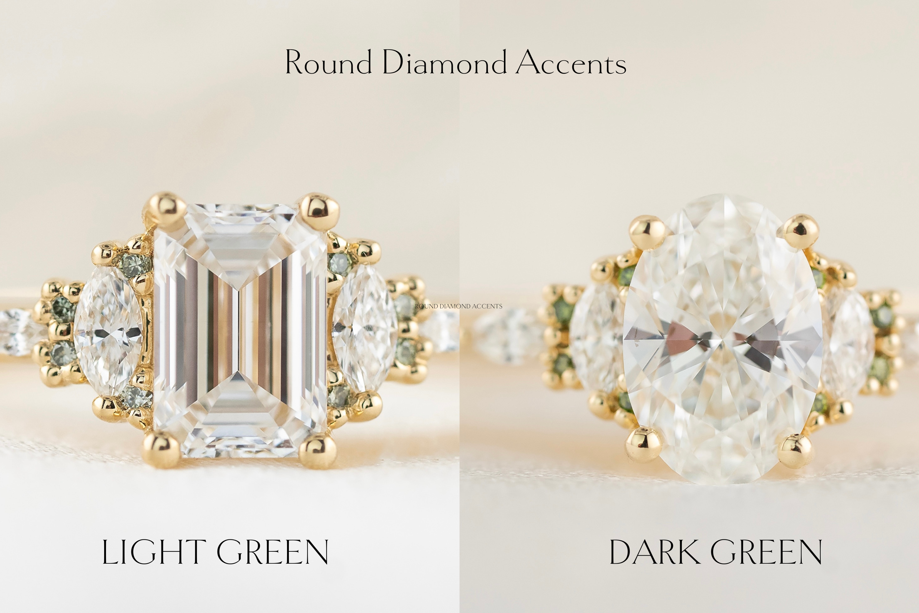 The Maeve Ring | 1 CT Oval Diamond - Colored Accents | Ready to Ship - Lavender Creek Gems