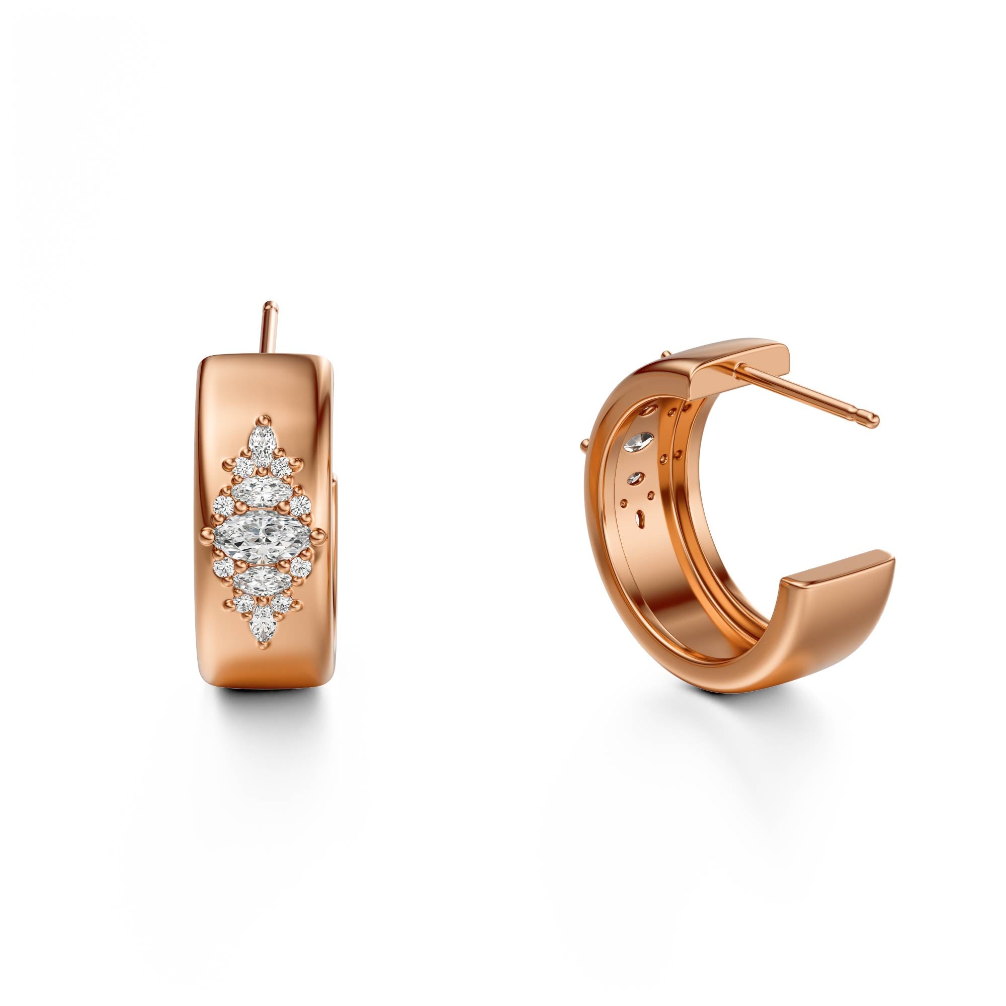 The Huggie Hoop Maeve Earrings - Lavender Creek Gems