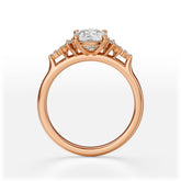 The Maeve Ring | Elongated Cushion | Setting Only - Lavender Creek Gems