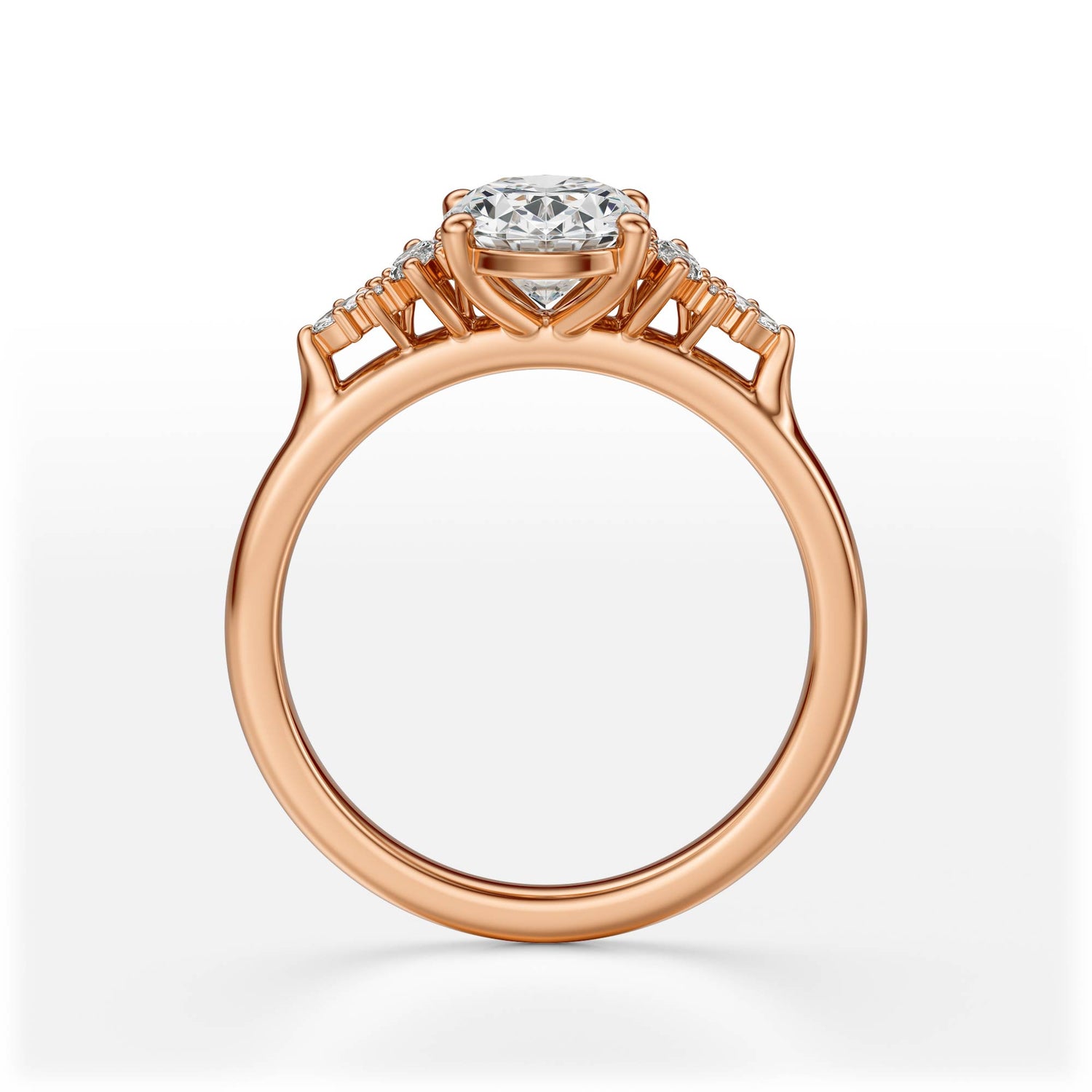 The Maeve Ring | Oval | Setting Only - Lavender Creek Gems
