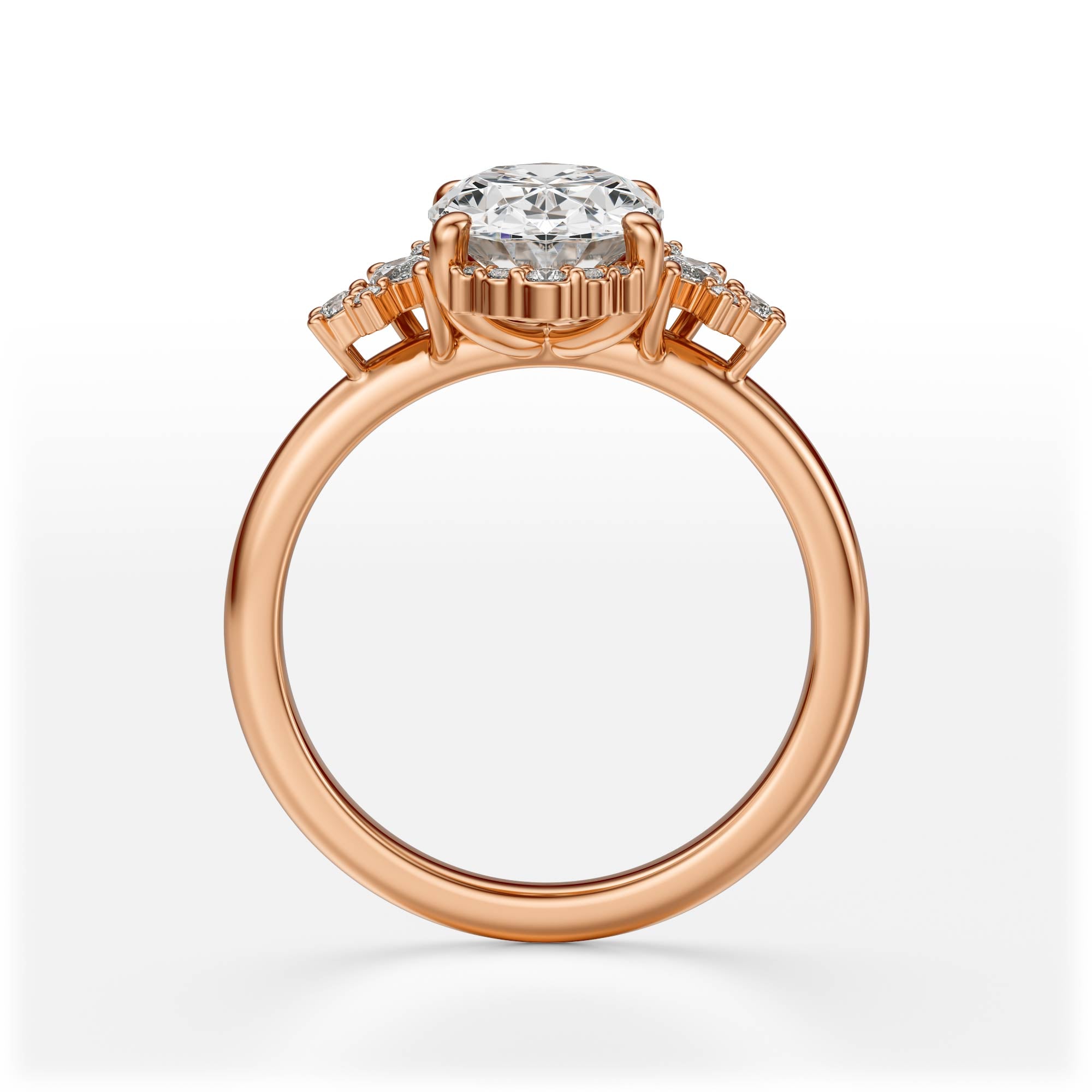 The Naevia Ring | Oval | Setting Only
