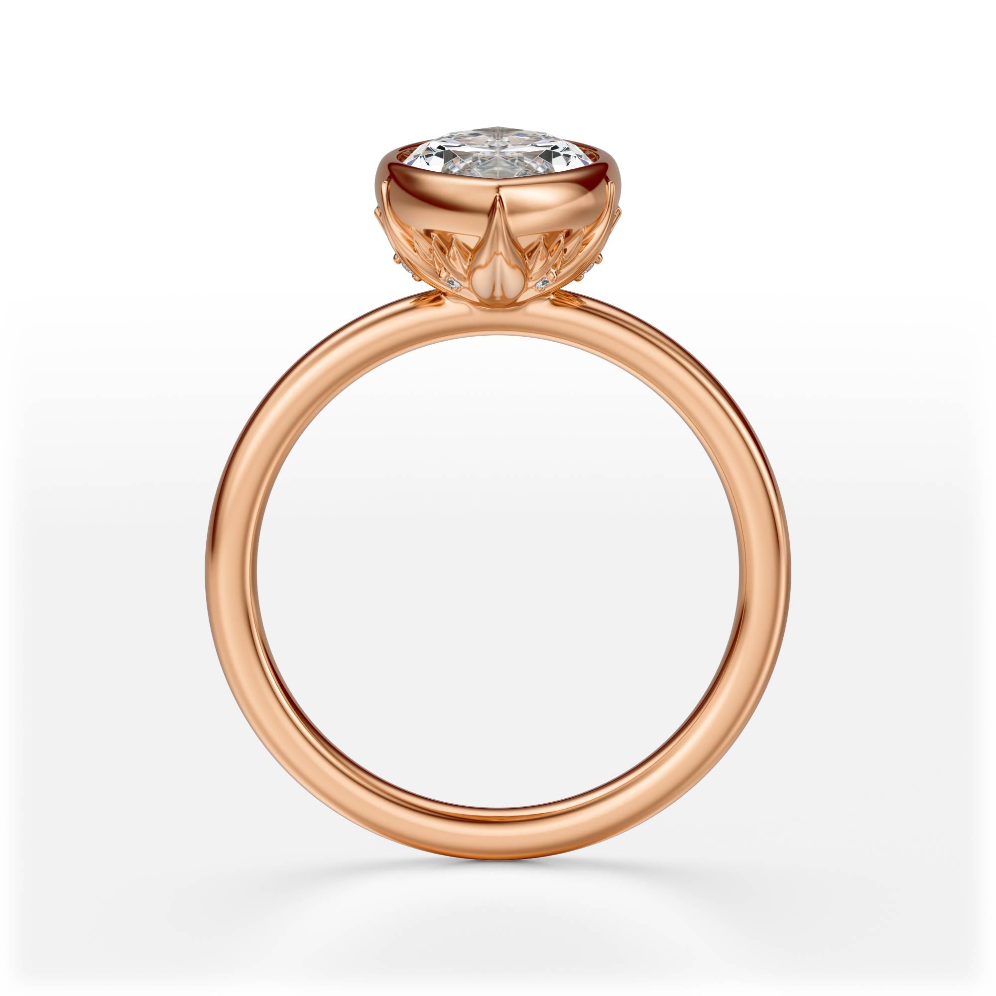 The Bezel Secret Garden Ring | Marquise | Setting Only