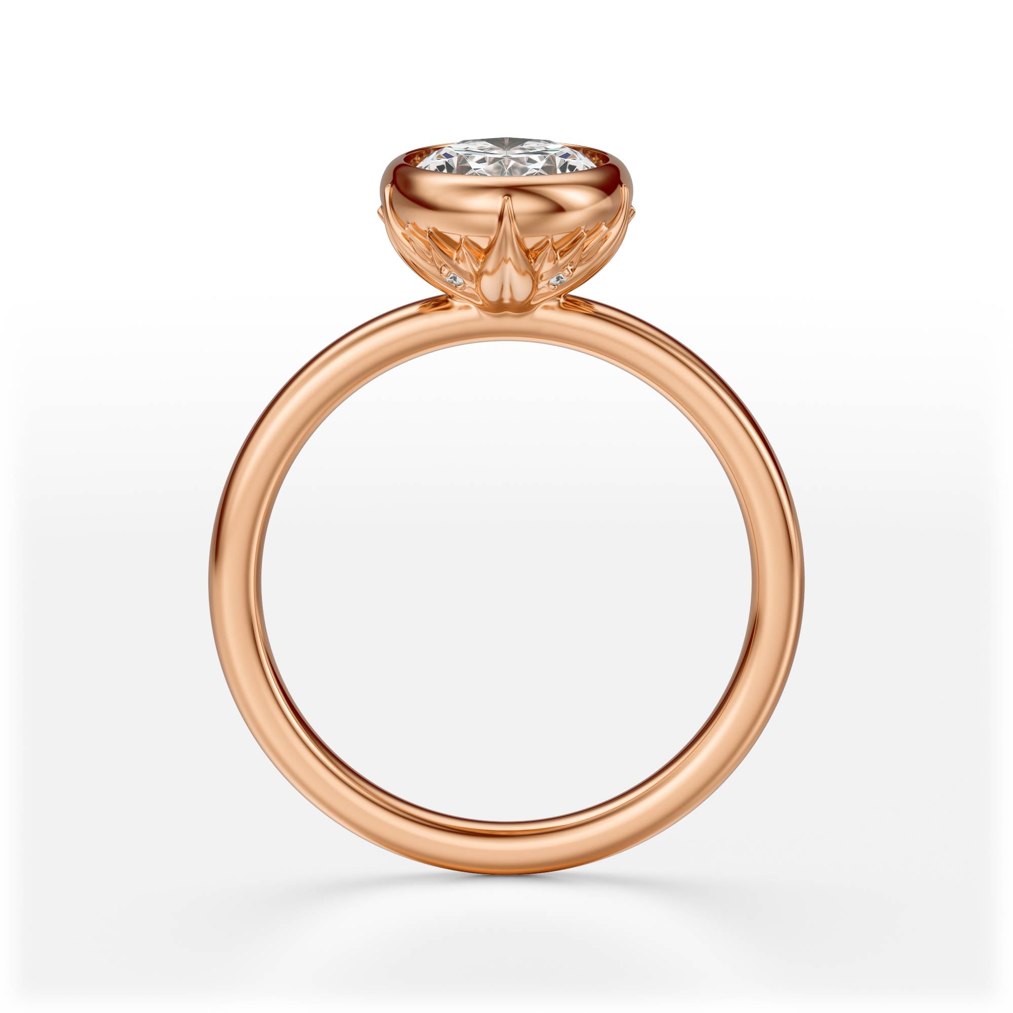 The Bezel Secret Garden Ring | Oval | Setting Only