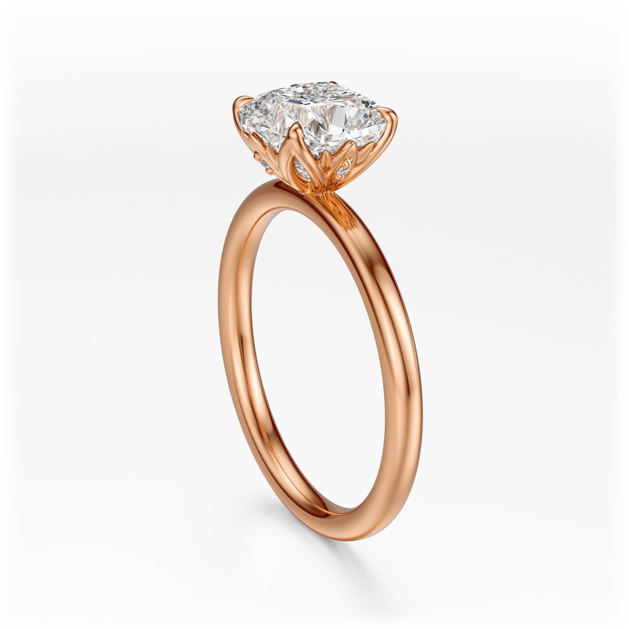 The Secret Garden Ring | Cushion | Setting Only