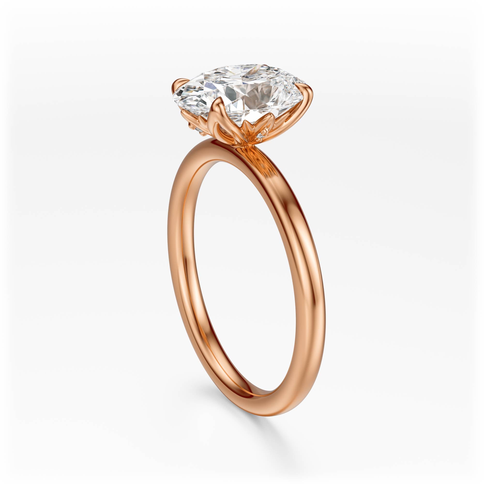 The Secret Garden Ring | Oval | Setting Only