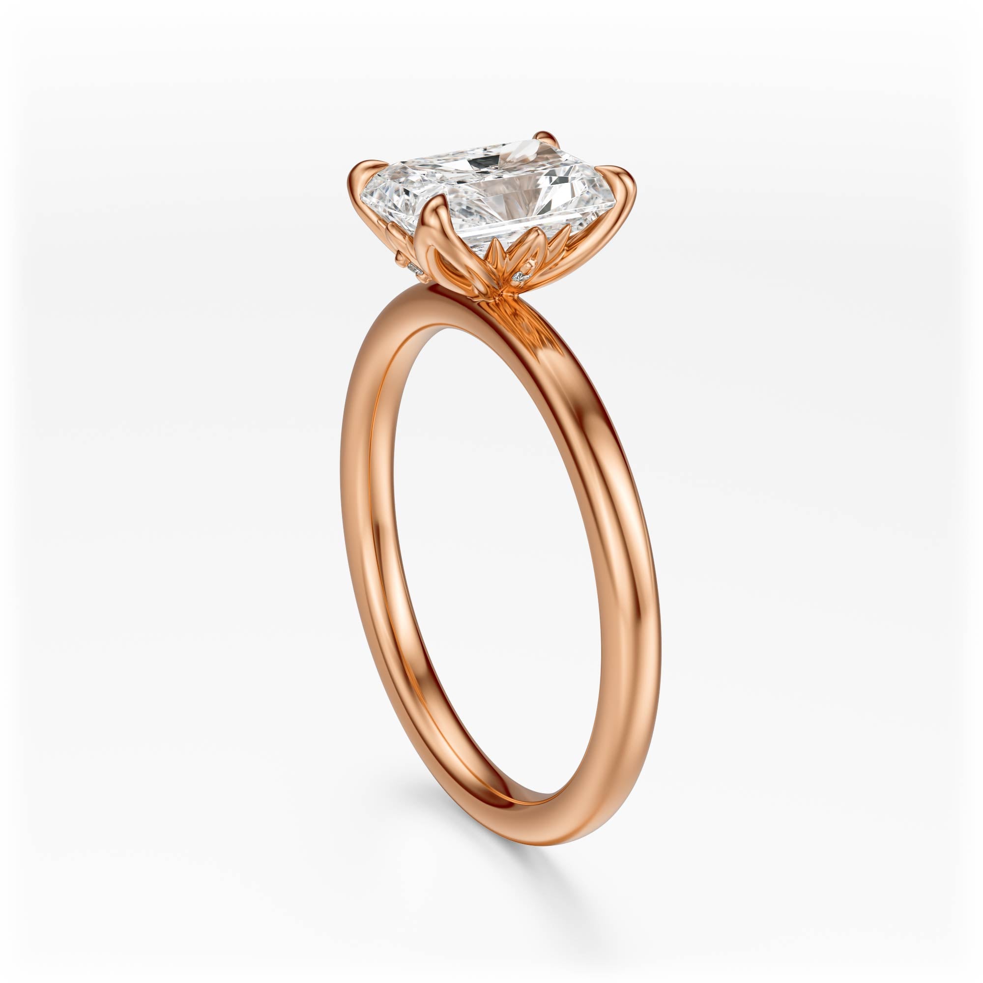 The Secret Garden Ring | Radiant | Setting Only