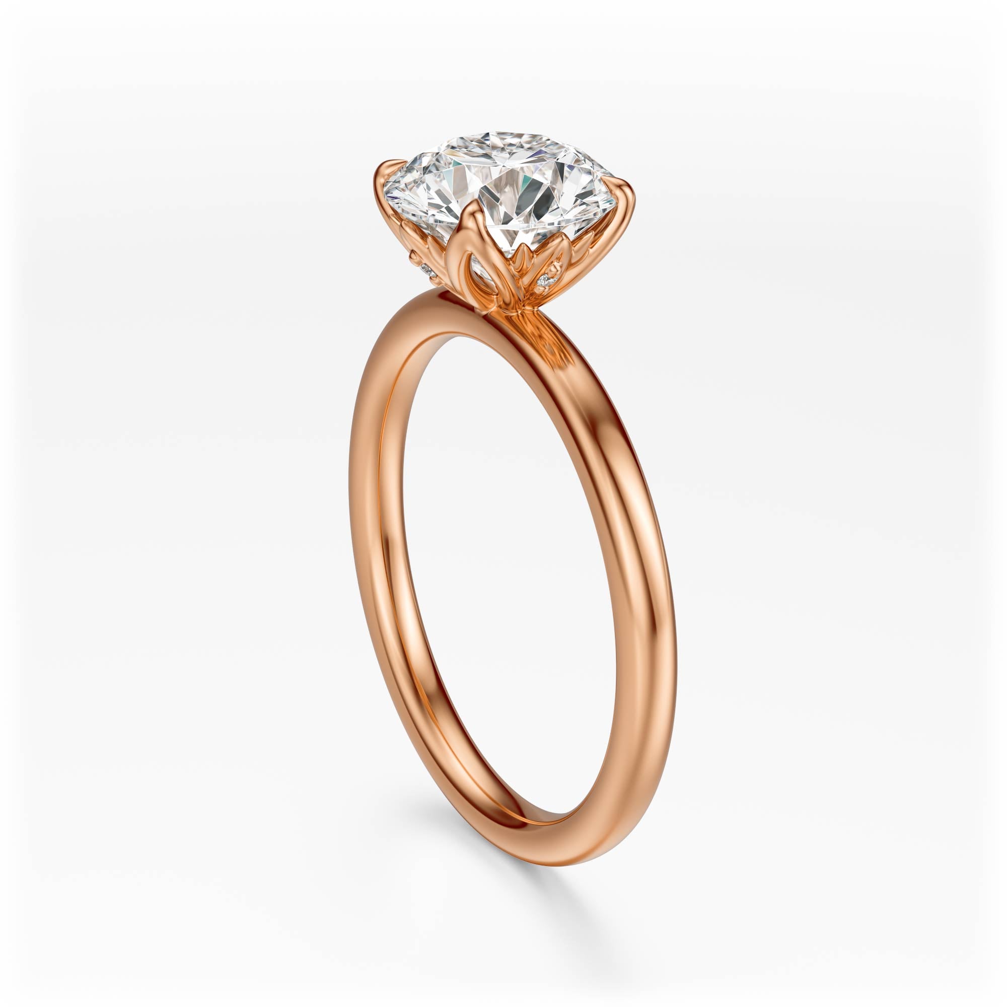 The Secret Garden Ring | Round | Setting Only