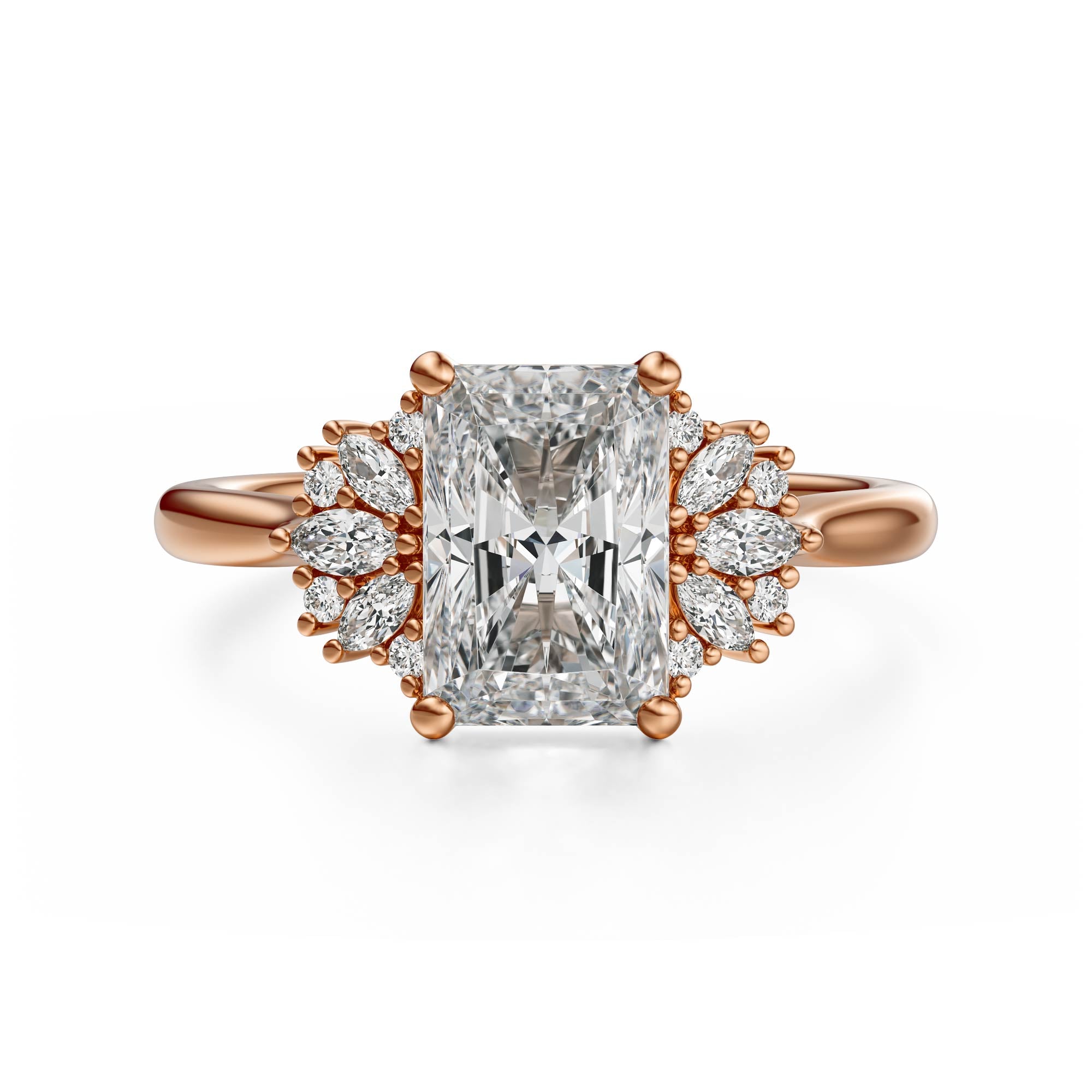 The Ambrosia Ring | Radiant - Lavender Creek Gems