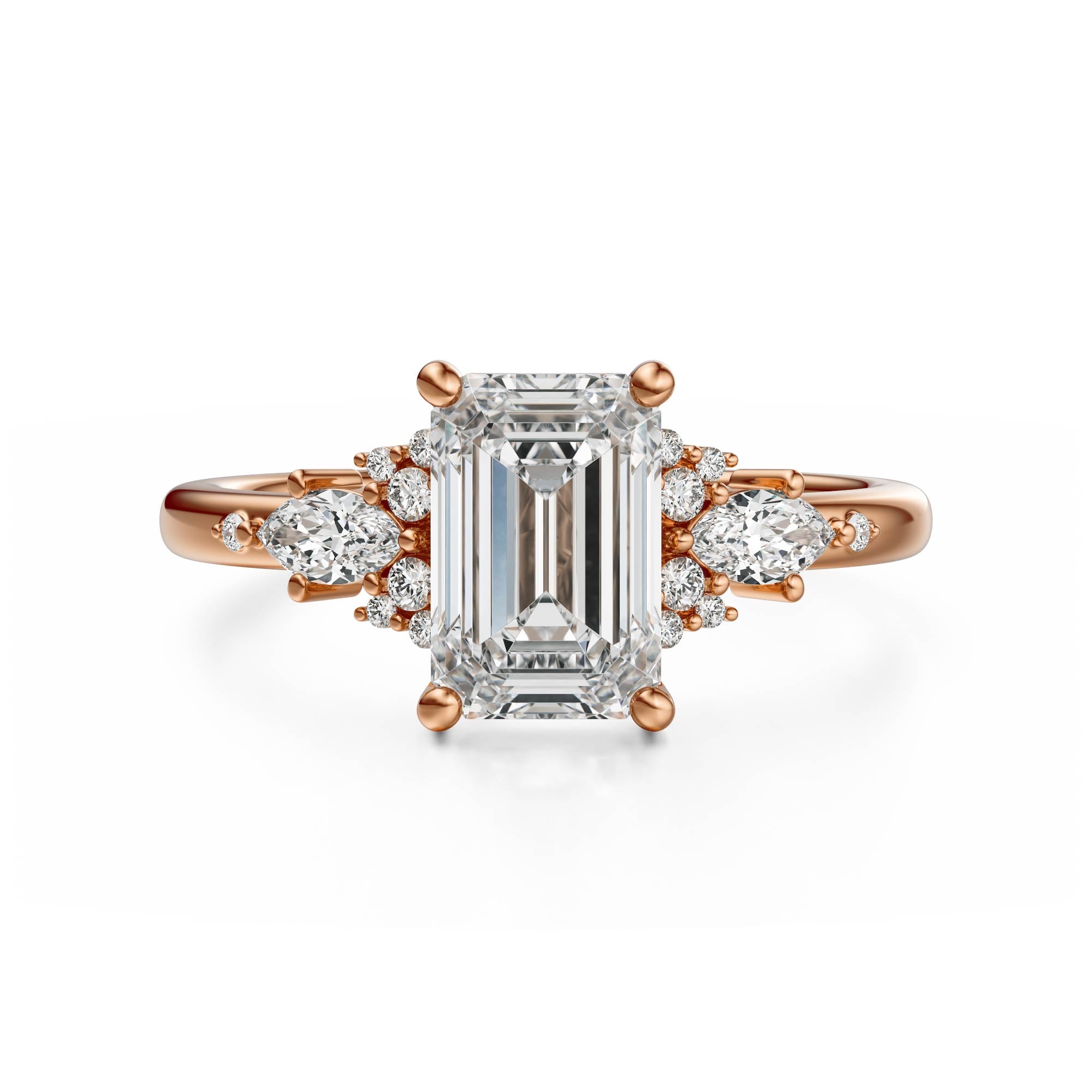 The Ascendant Ring | Emerald Cut - Lavender Creek Gems