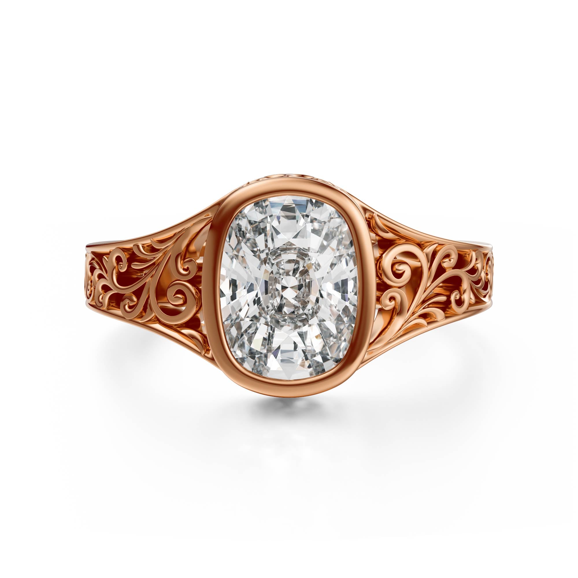 The Endearment Ring | Elongated Cushion - Lavender Creek Gems