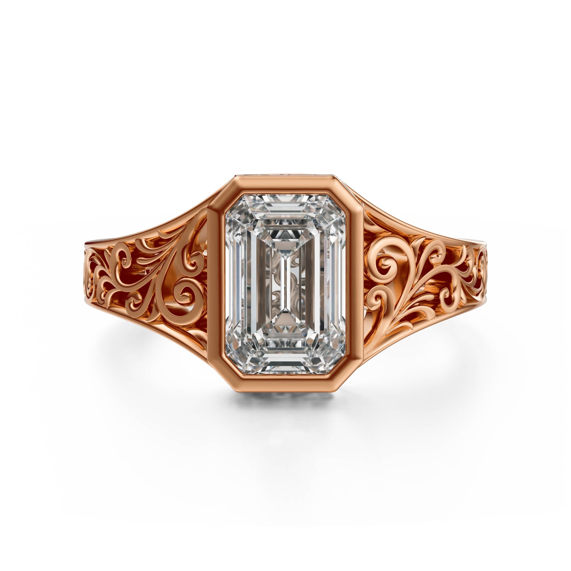 The Endearment Ring | Emerald Cut - Lavender Creek Gems