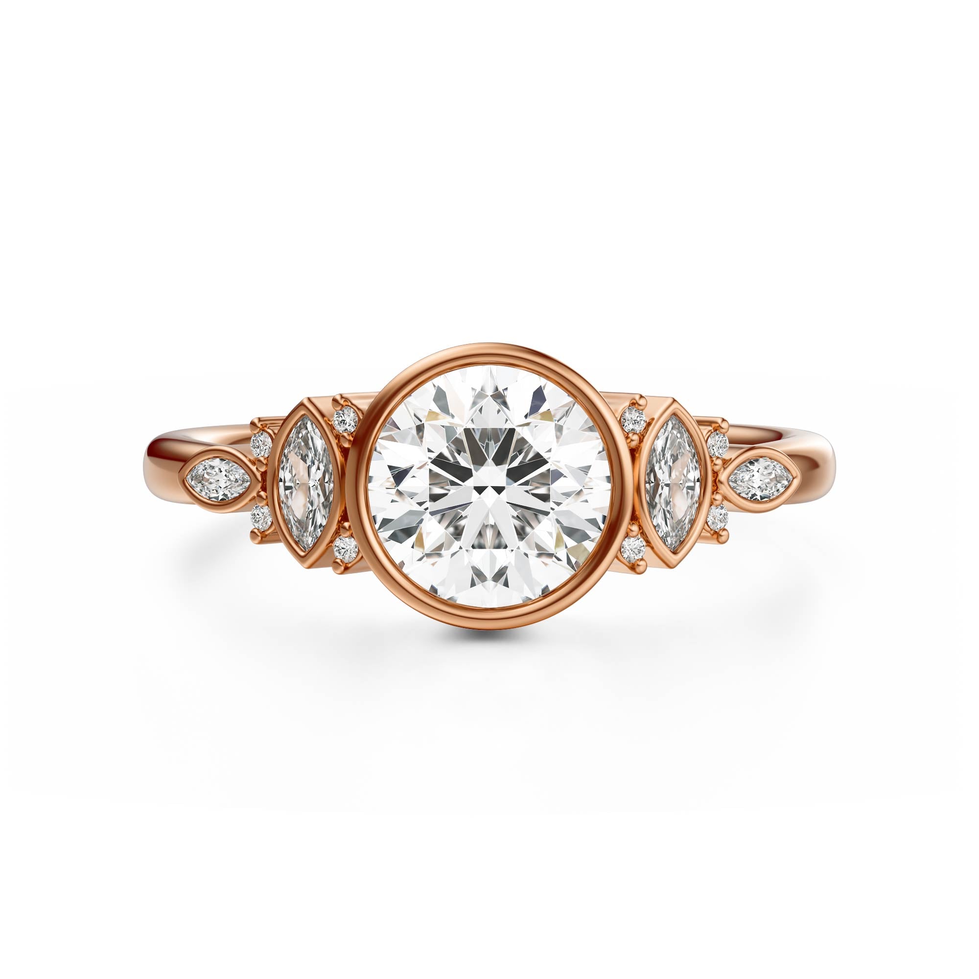 The All Bezel Maeve Ring | Round
