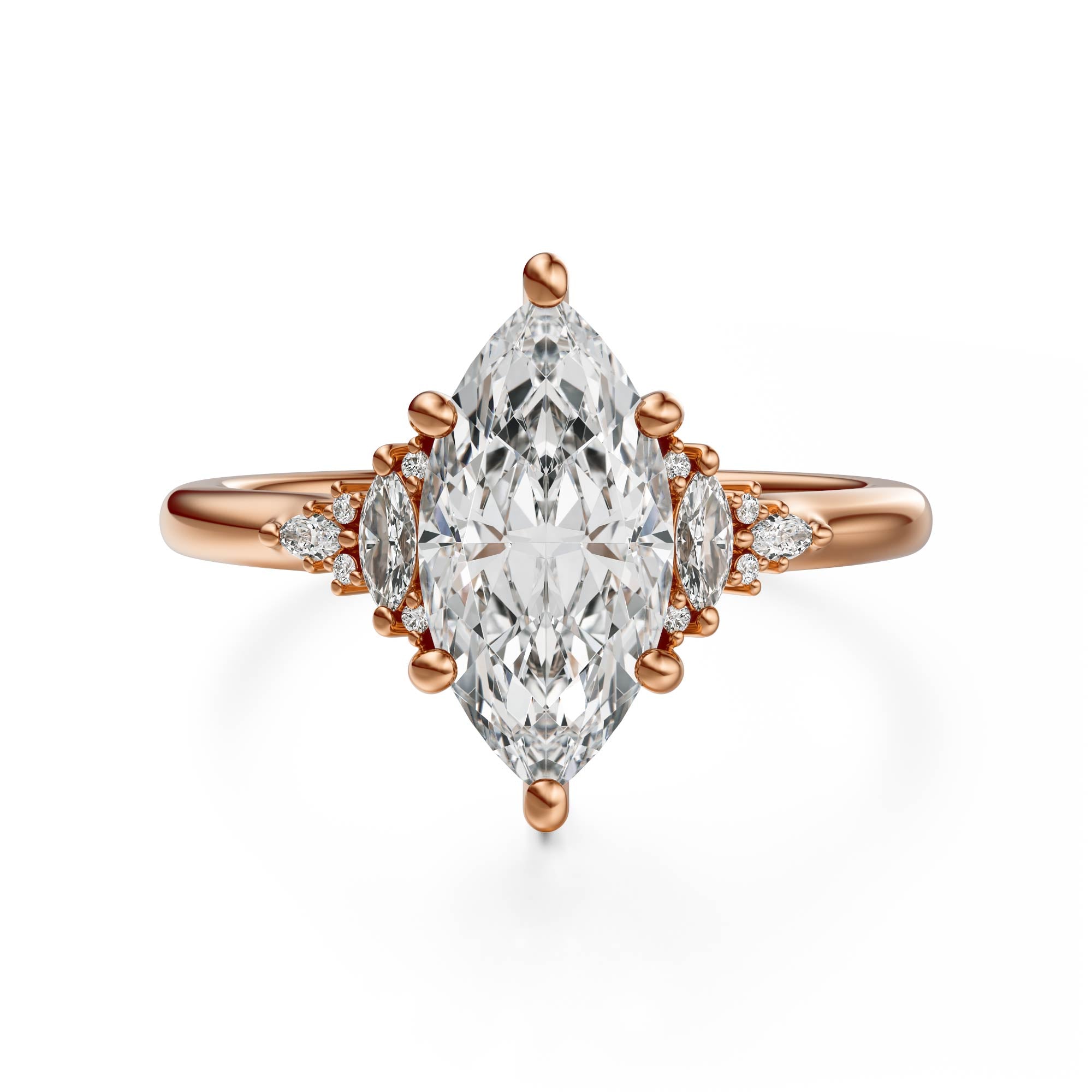 The Low Maeve Ring | Marquise