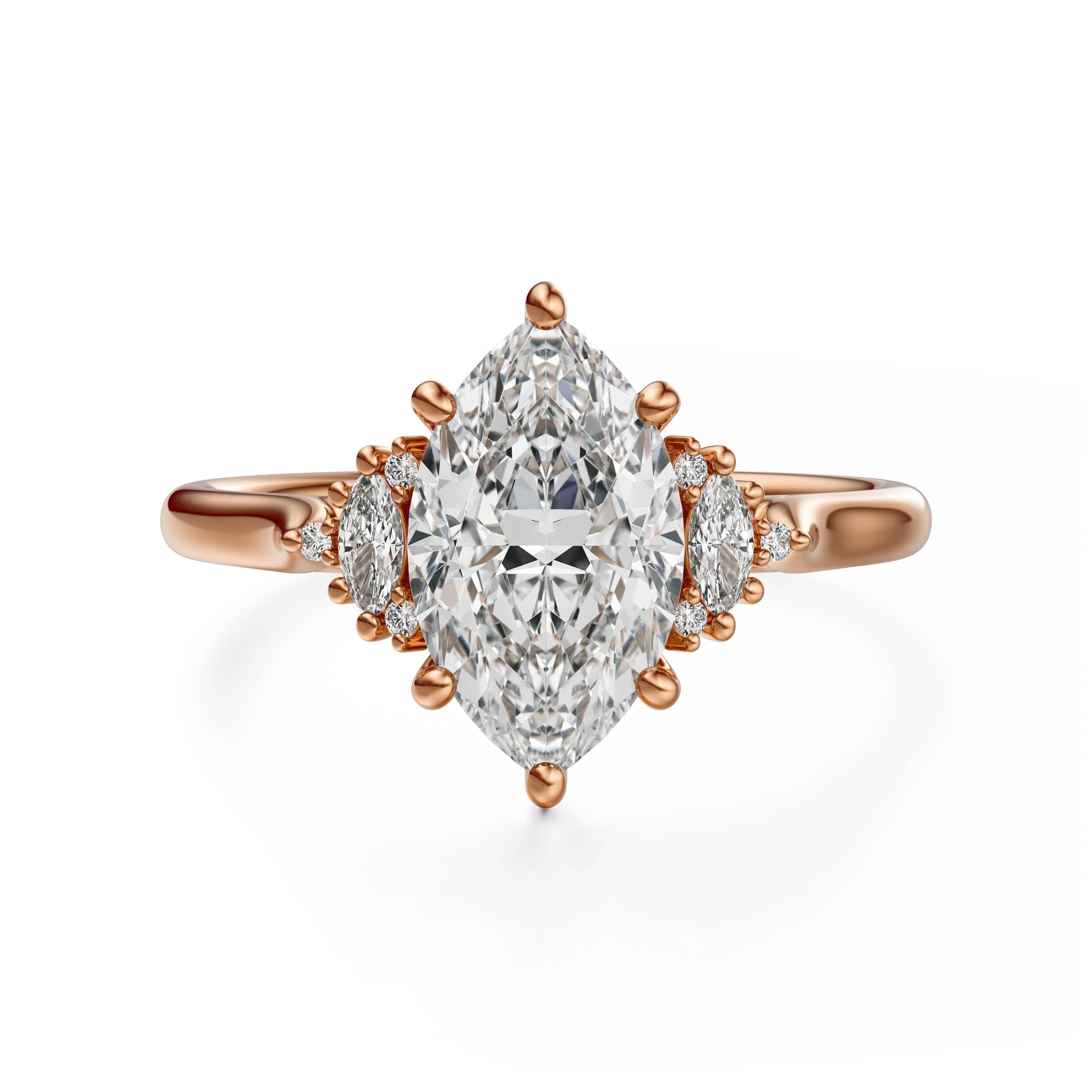 The Maren Ring | Marquise | Setting Only