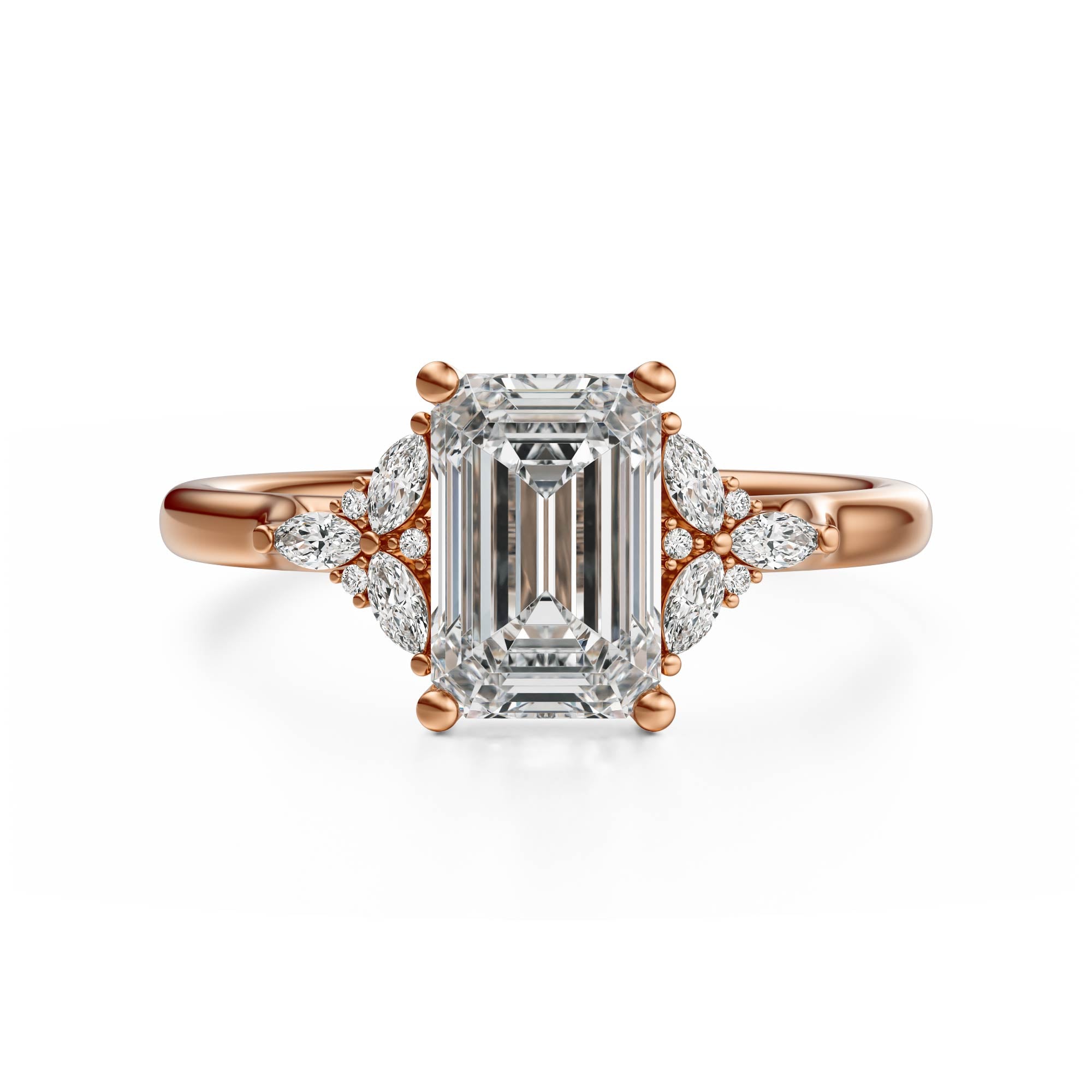 The Meadow Ring | Emerald Cut - Lavender Creek Gems