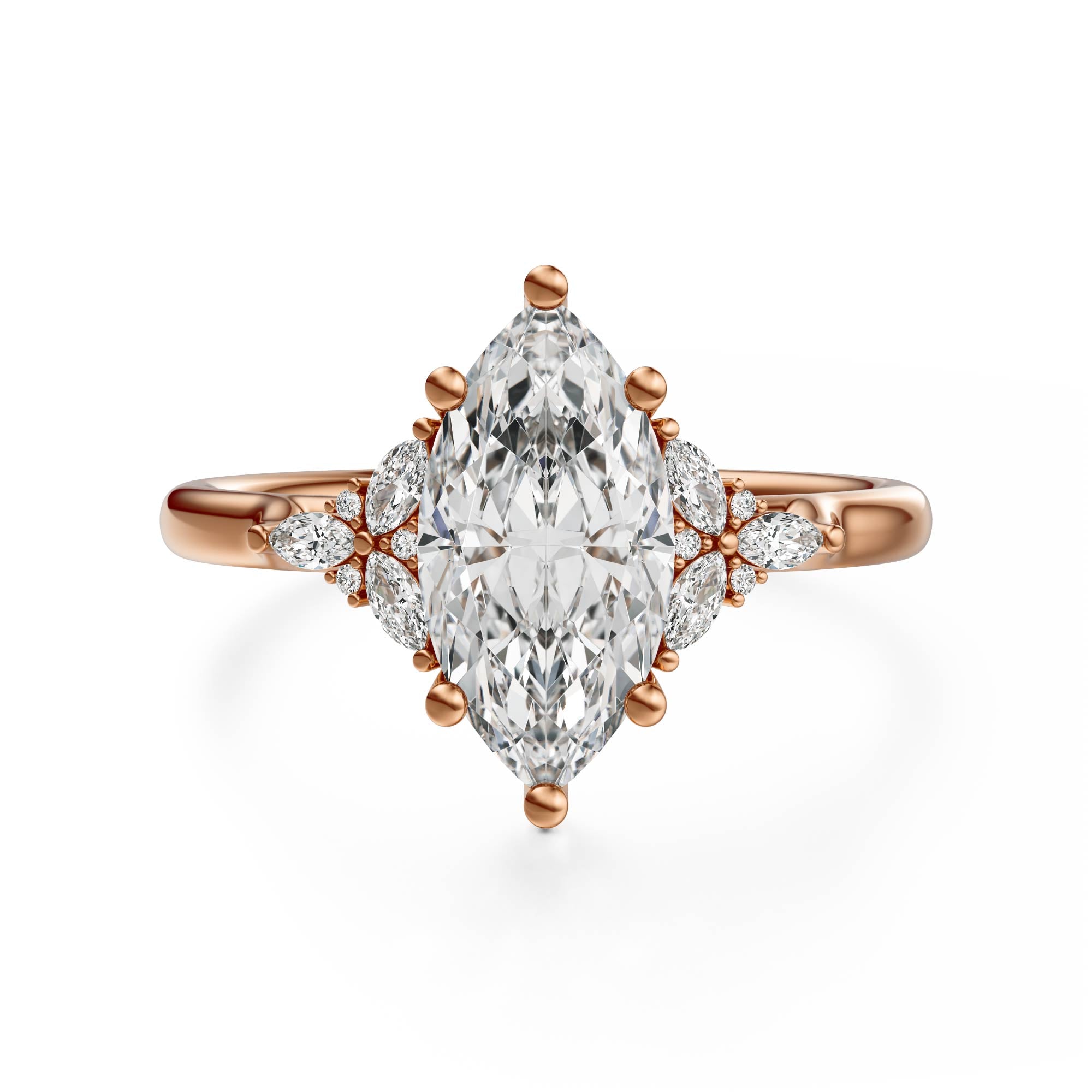 The Meadow Ring | Marquise | Setting Only - Lavender Creek Gems