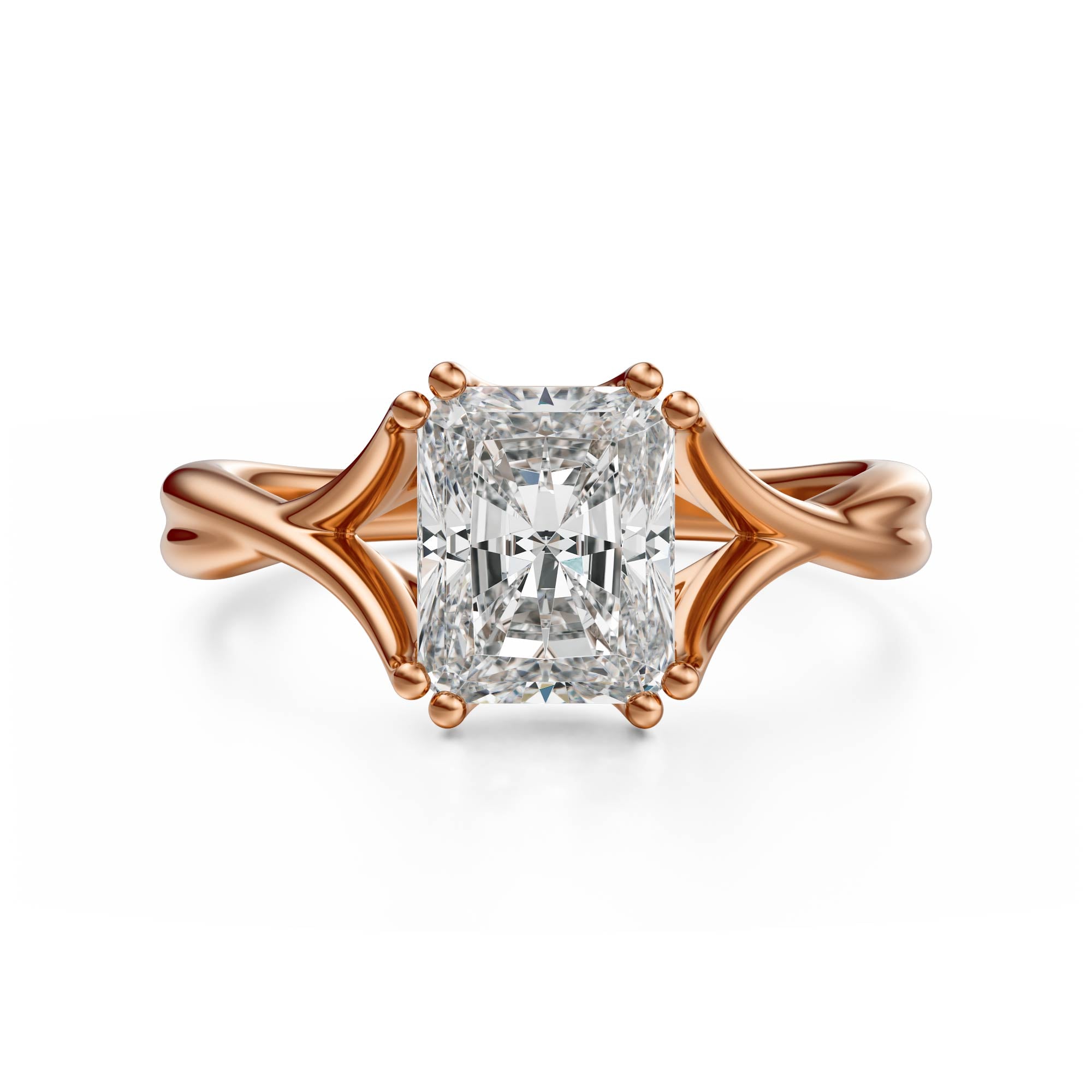 The Entwine Ring | Radiant - Lavender Creek Gems