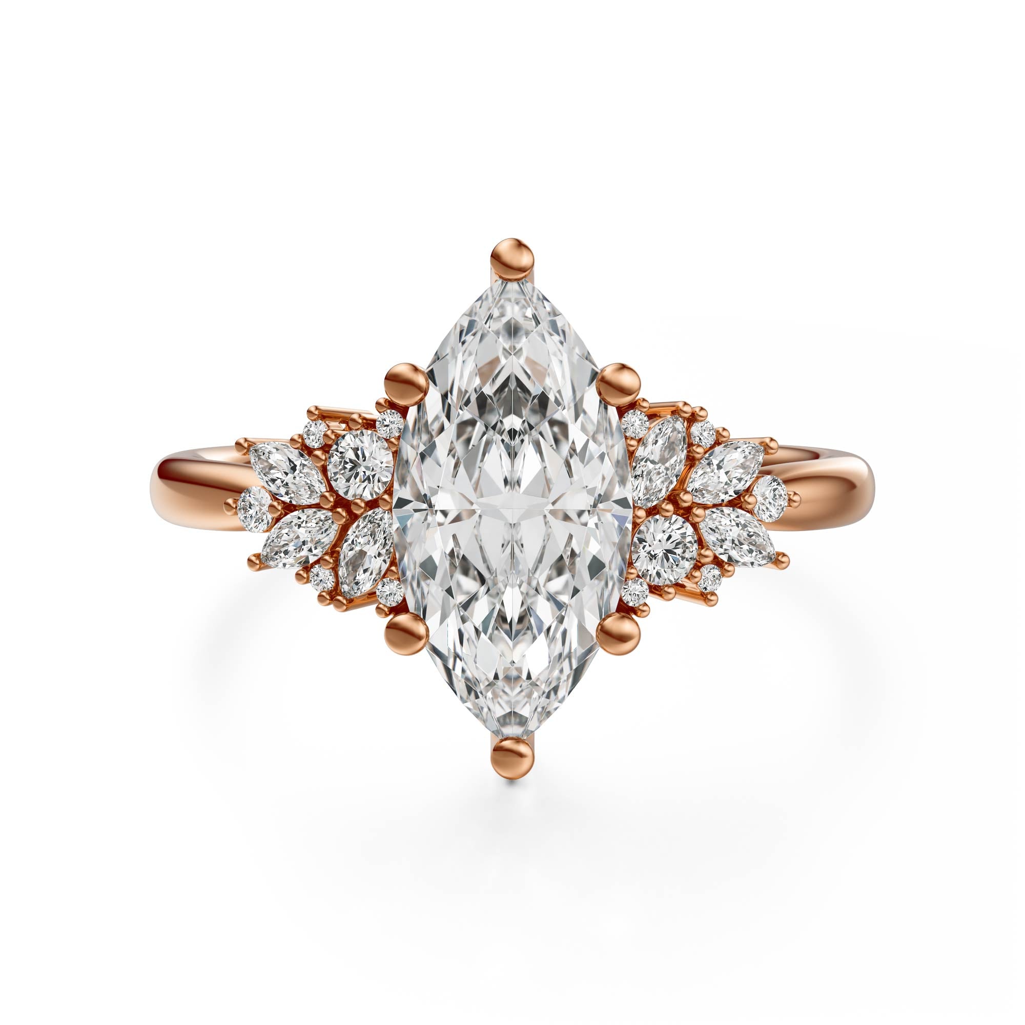 The Rosalie Ring | Marquise | Setting Only