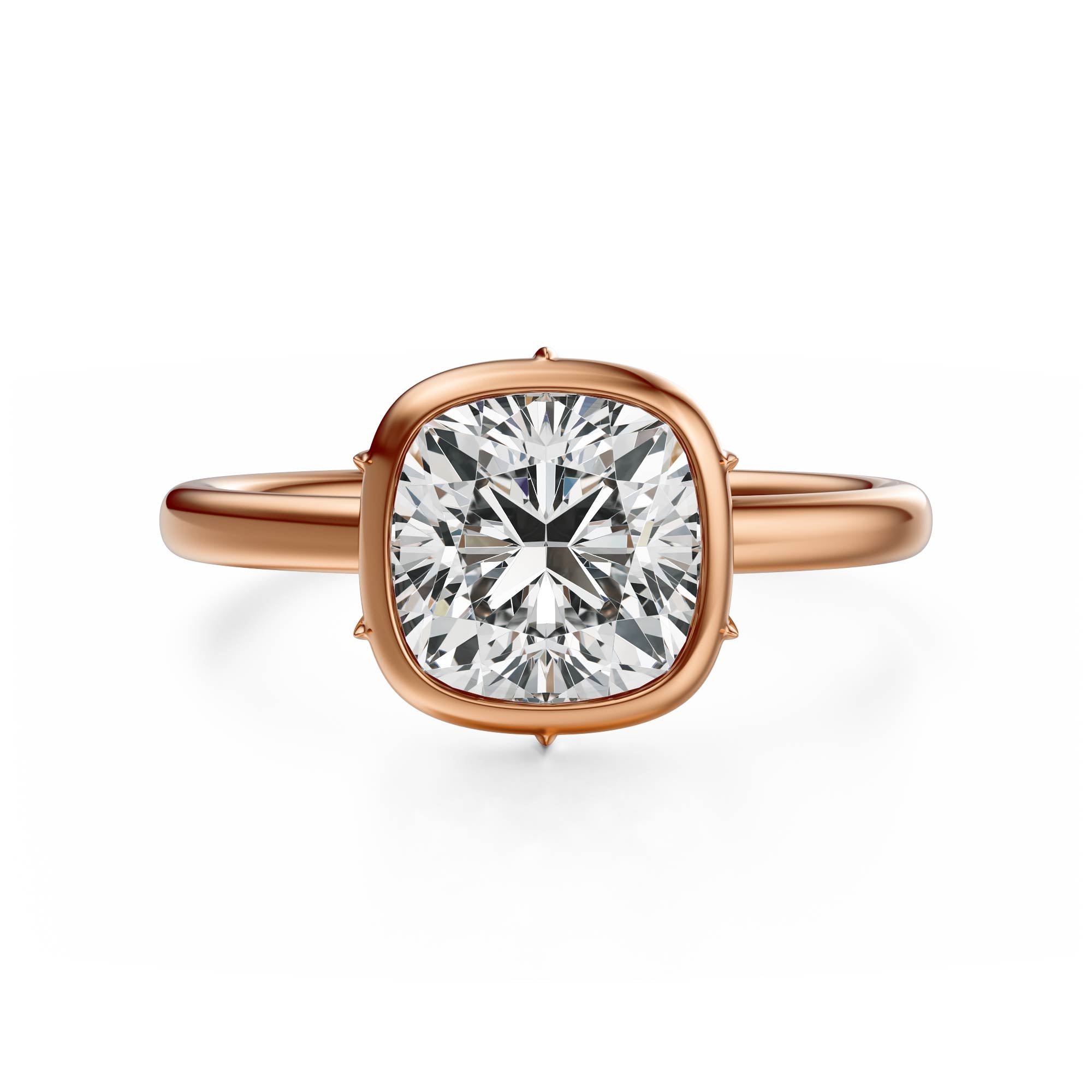 The Bezel Secret Garden Ring | Cushion | Setting Only