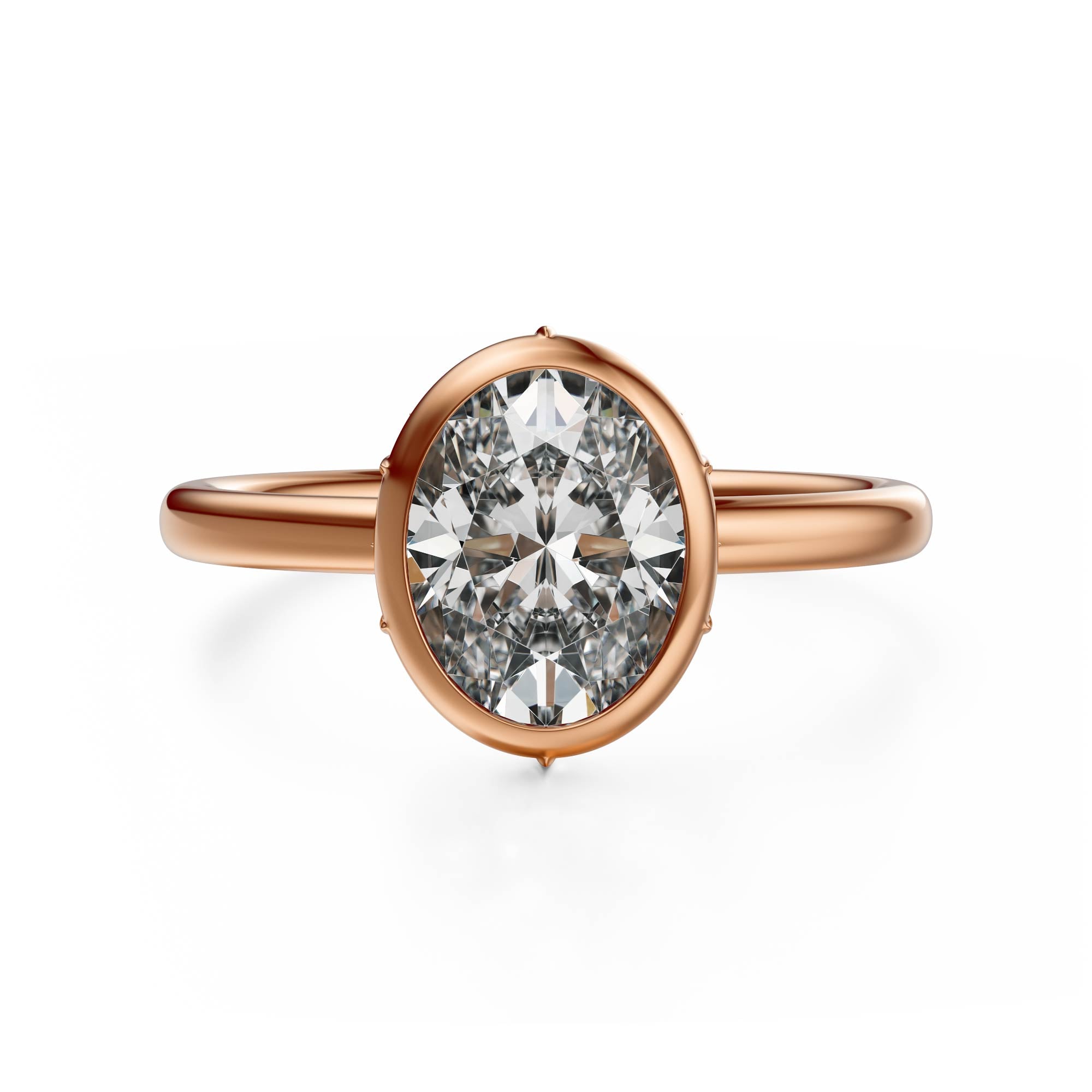 The Bezel Secret Garden Ring | Oval | Setting Only