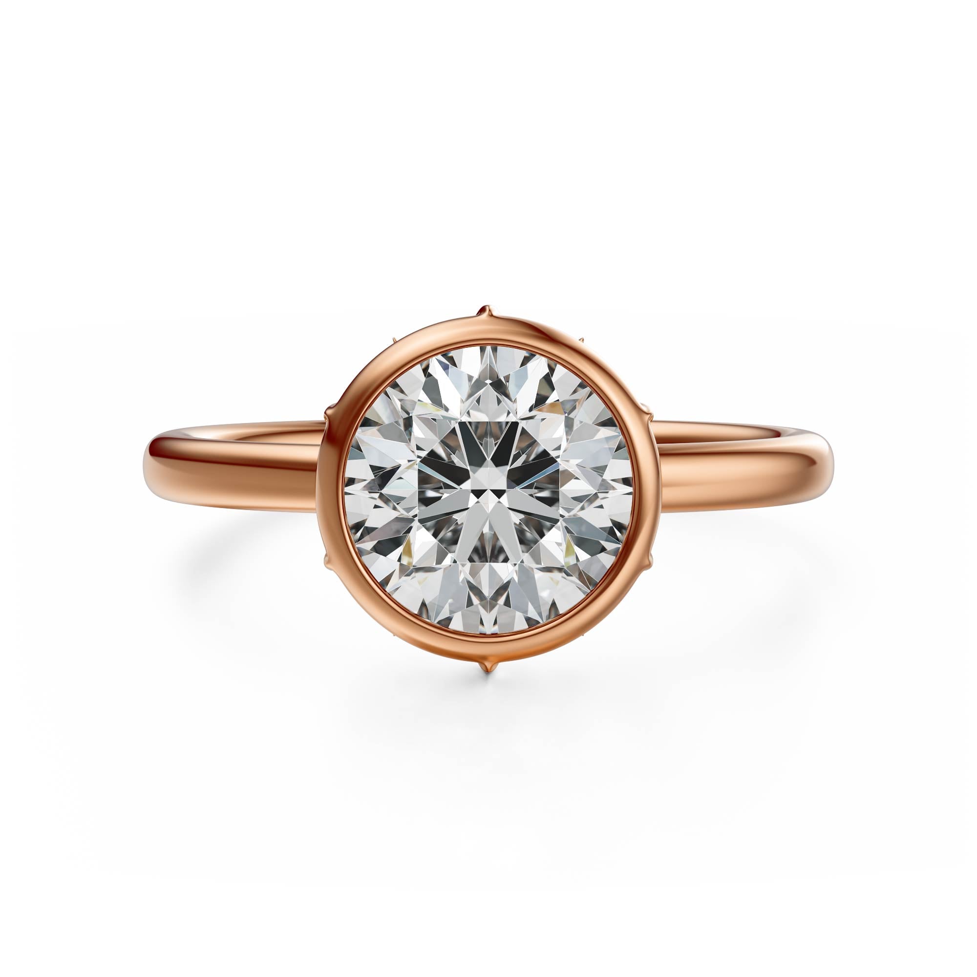 The Bezel Secret Garden Ring | Round | Setting Only
