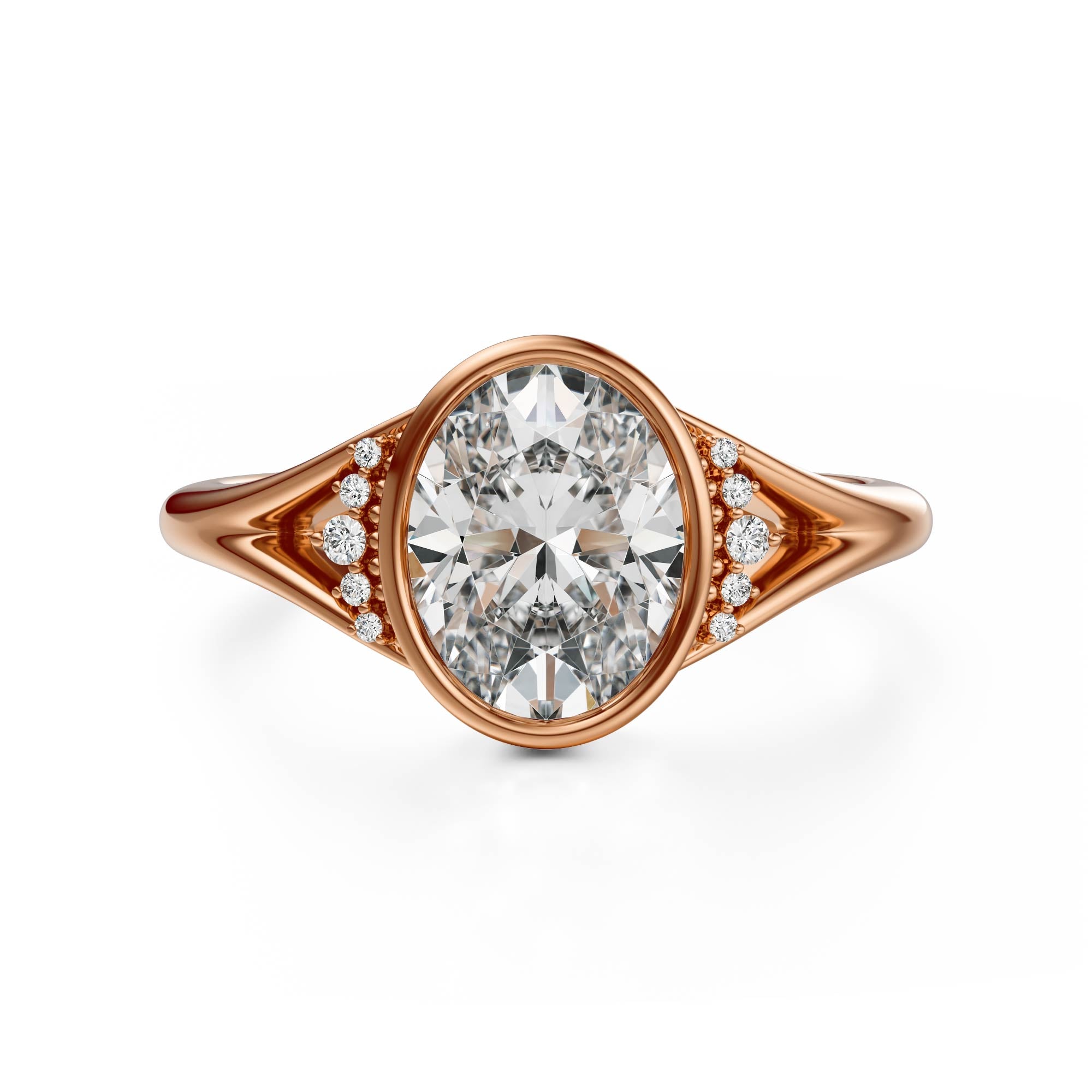 The Bezel Serendipity Ring | Oval | Setting Only